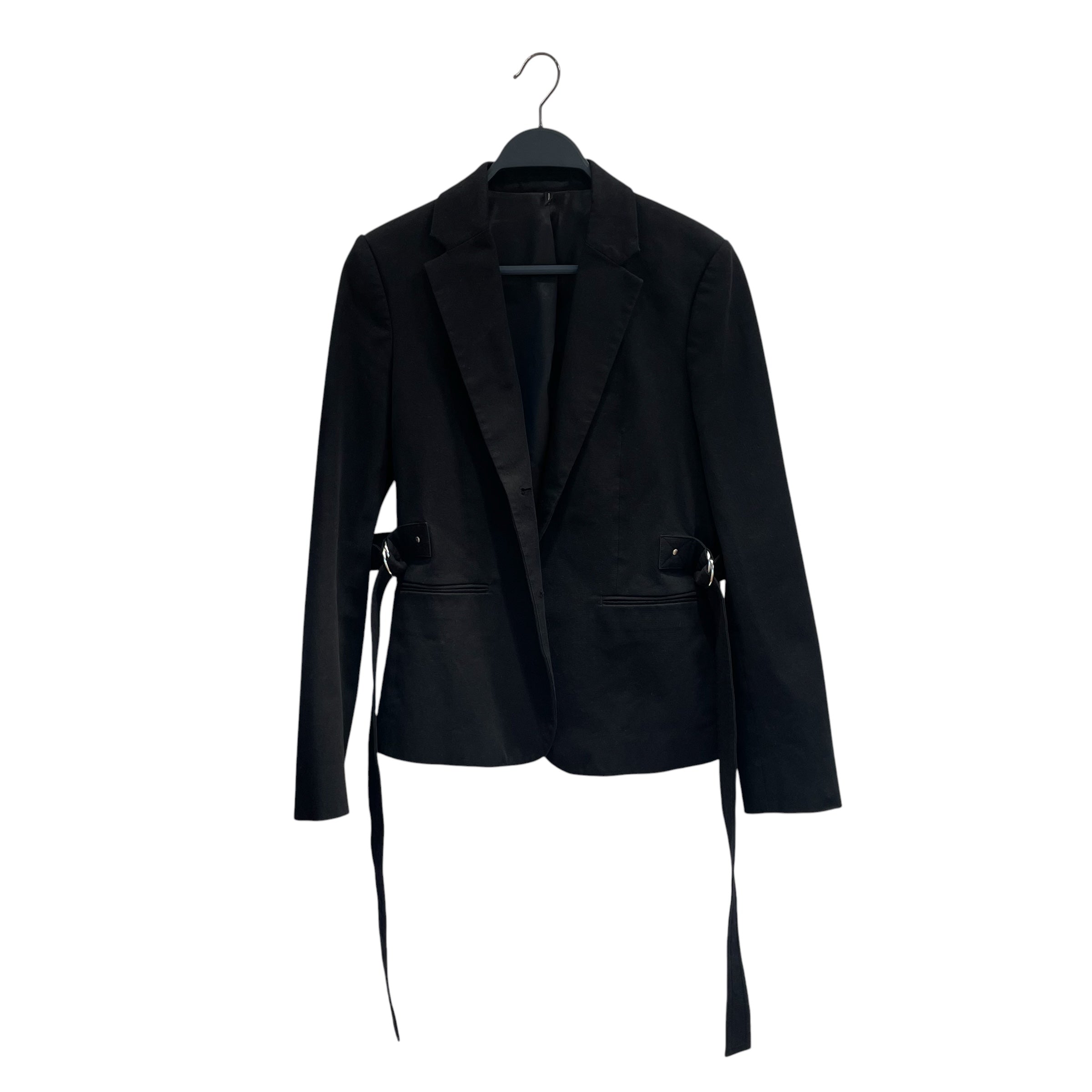 Helmut Lang/Suits/2/Cotton/BLK/blazer/belted view 1