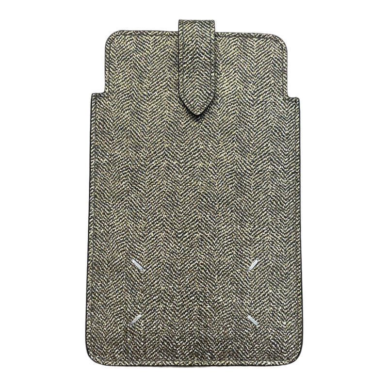 Maison Martin Margiela/OS/Glitter/Leather/GLD/PHONE HOLDER