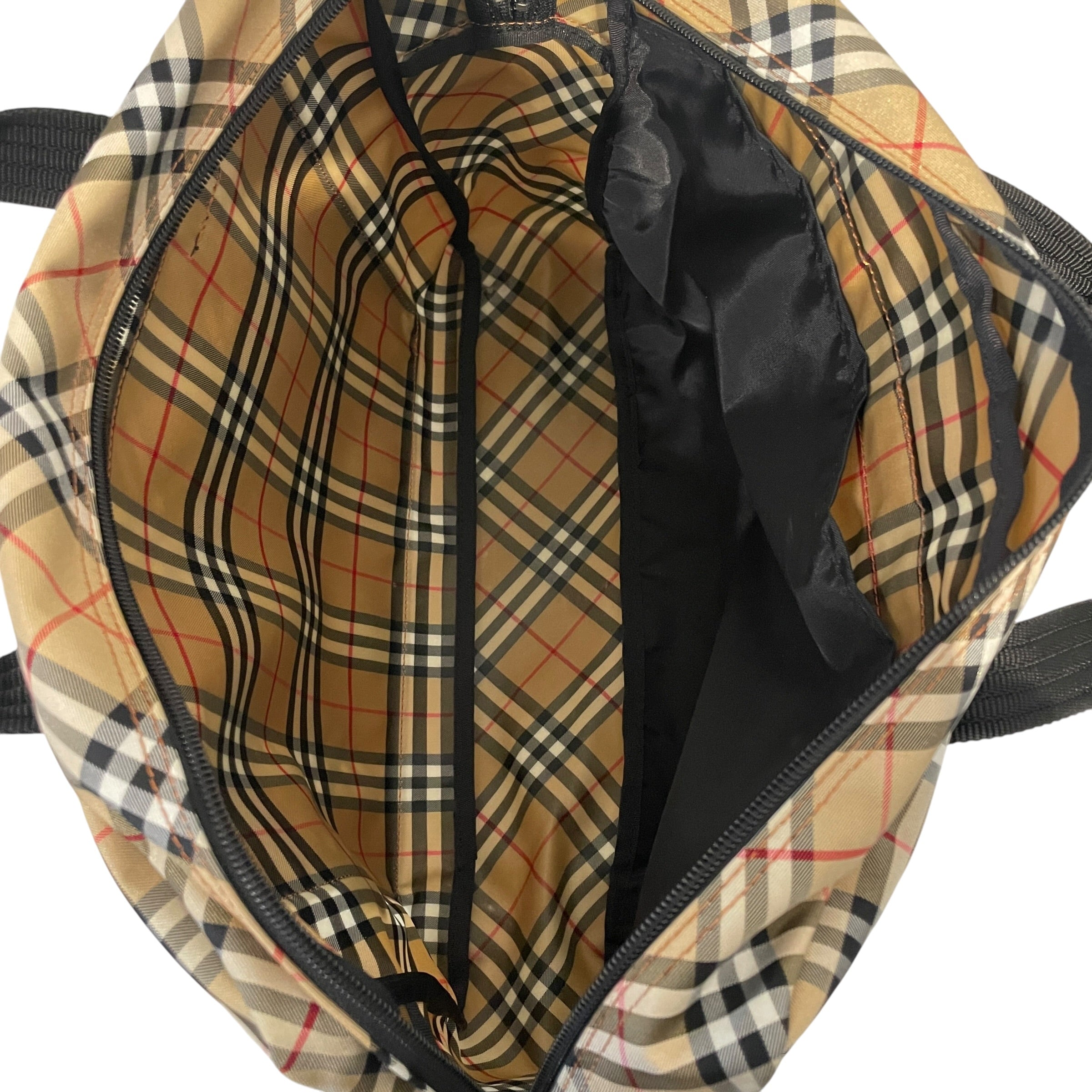 BURBERRY BLUE LABEL/Luggage/Plaid/Cotton/IVR/D-RING HARDWEAR - LUGGAGE view 4