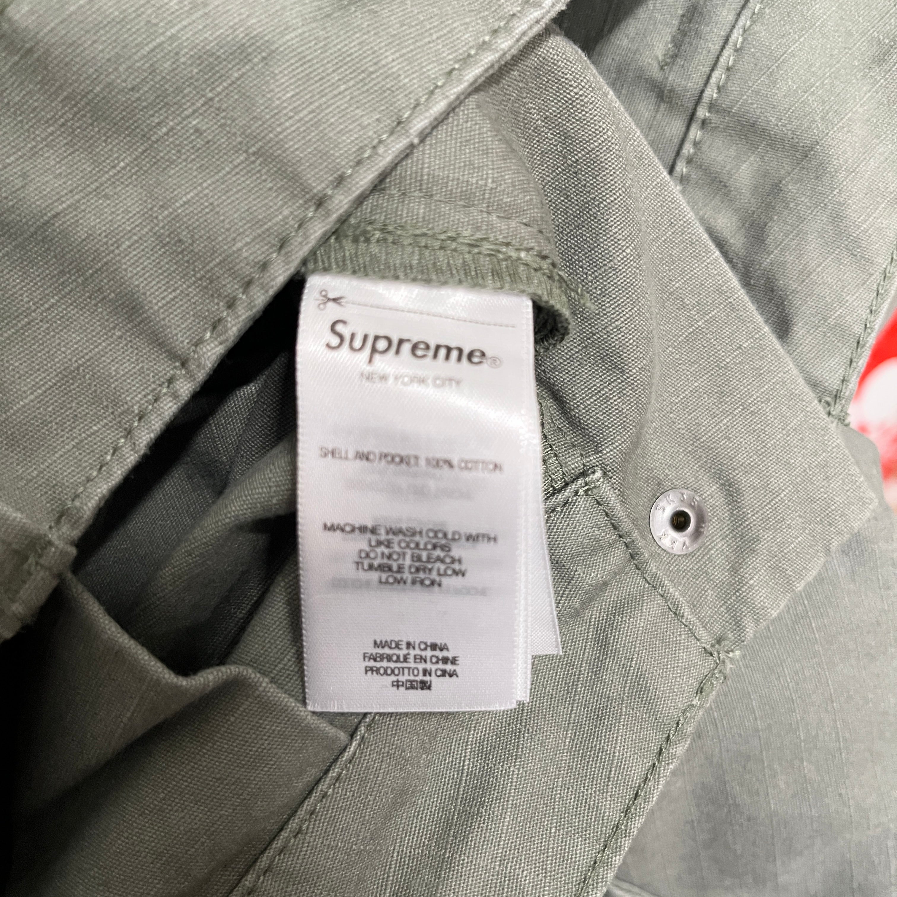 Supreme/Pants/30/Cotton/GRN/CARGO PANTS view 4