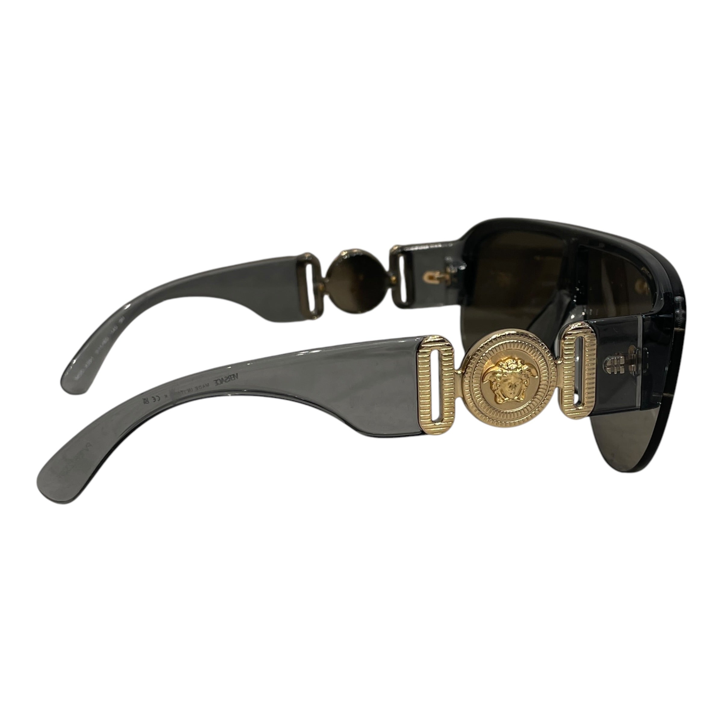 VERSACE/Sunglasses/Plastic/SLV/L's/VERSACE OVERSIZE SHIELD GLASSE view 3