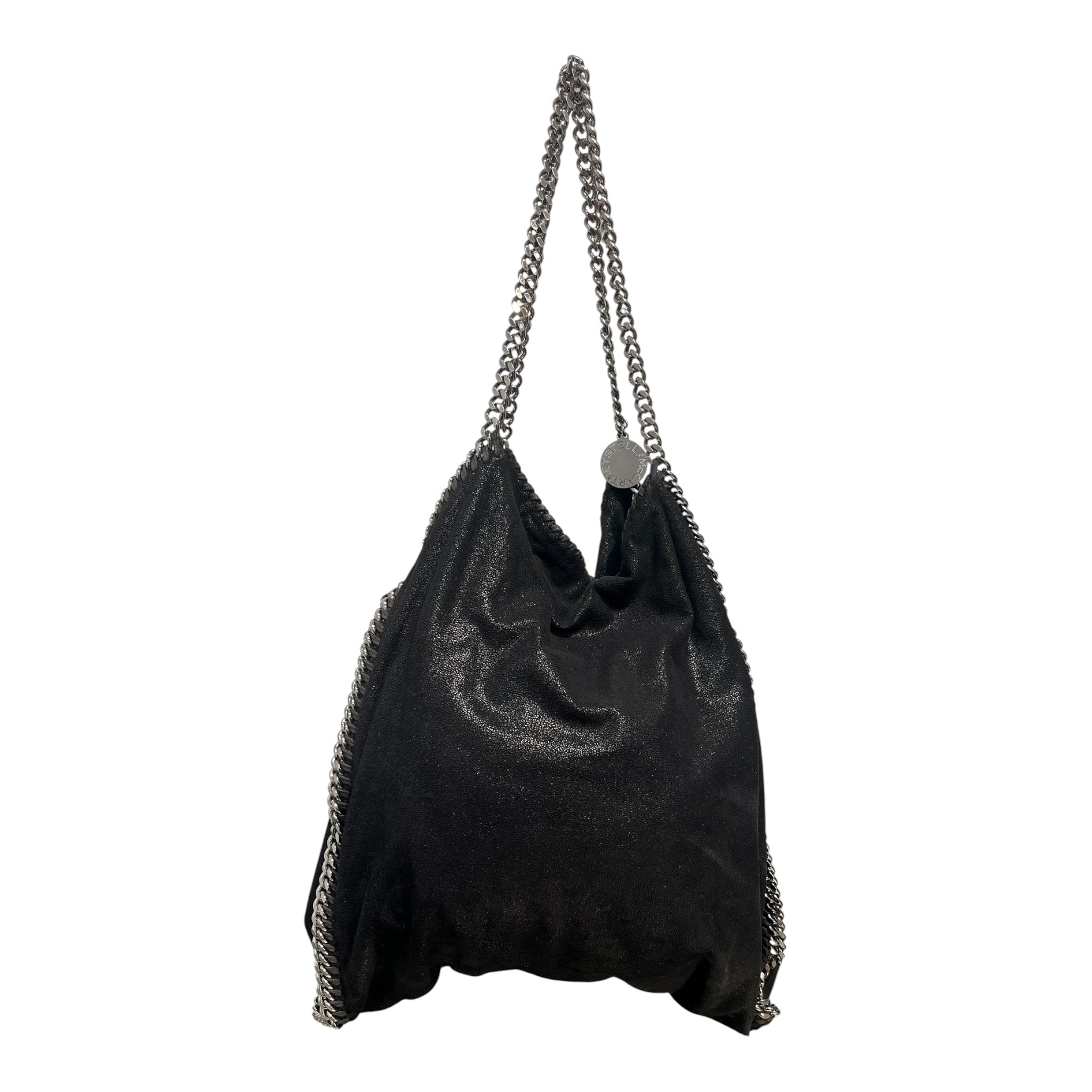 STELLAMcCARTNEY/Tote Bag/Suede/BLK/CHAIN SIDES view 1