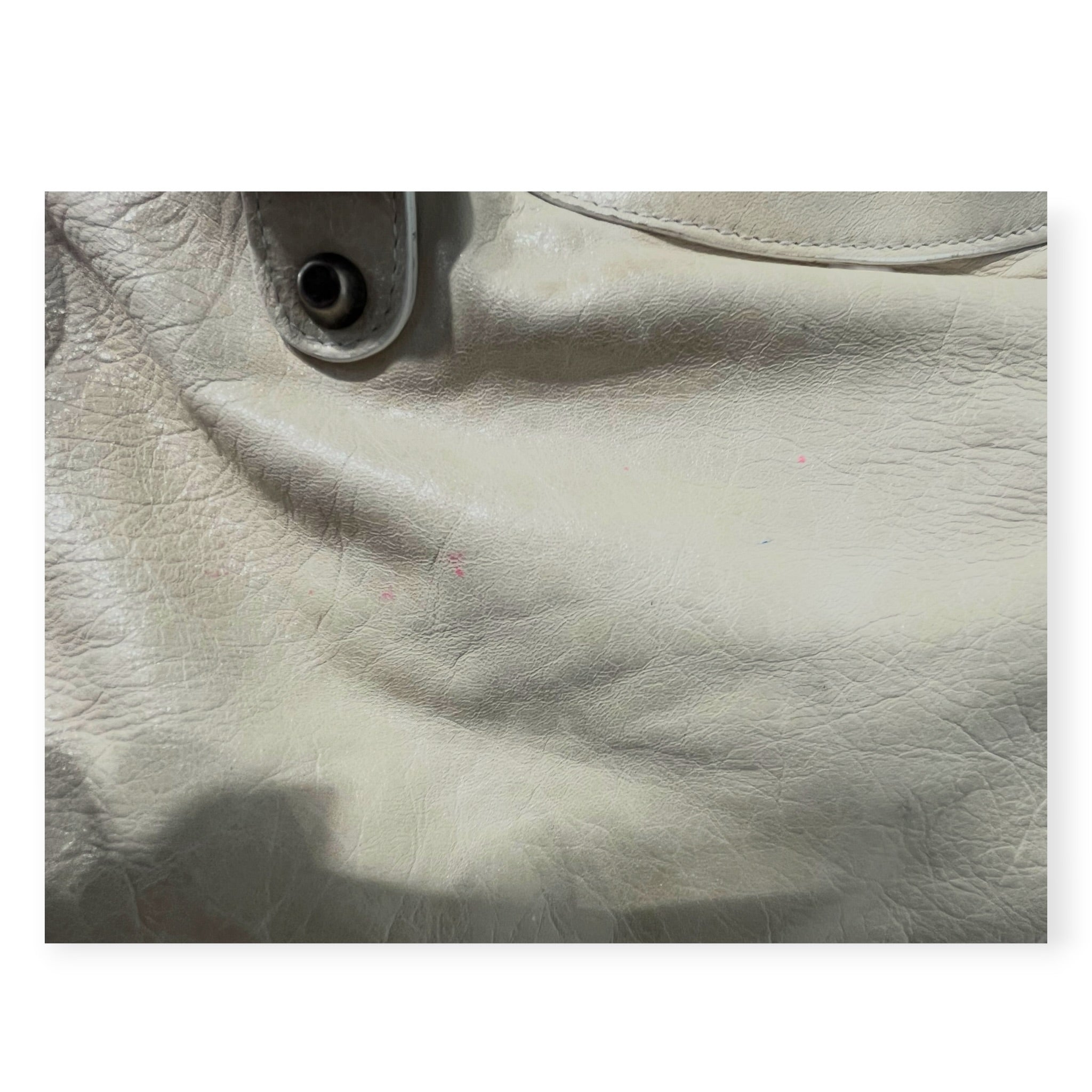 BALENCIAGA/Bag/Leather/CRM/CREAM LE CITY MOTO BAG view 9