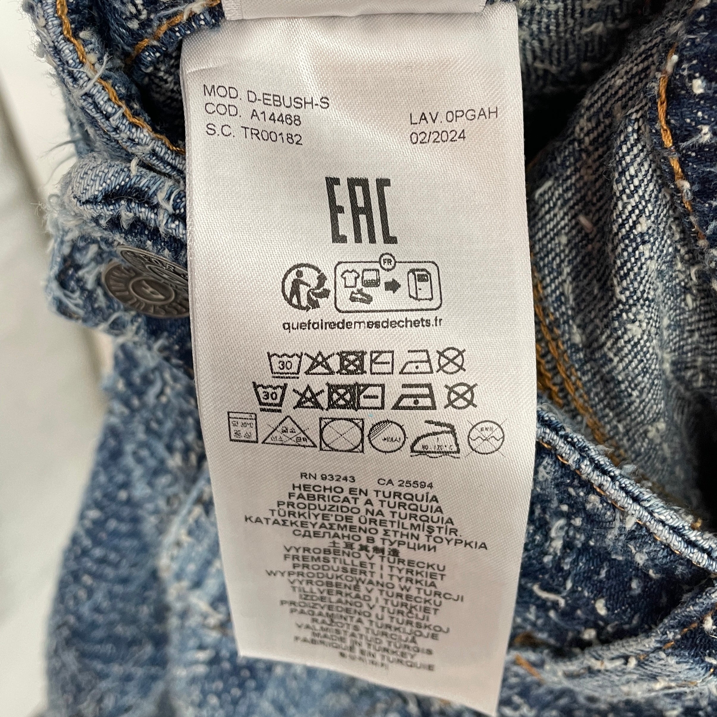 DIESEL/Bootcut Pants/25/Denim/BLU/DIESEL D-EBUSH FLARED JEANS view 5
