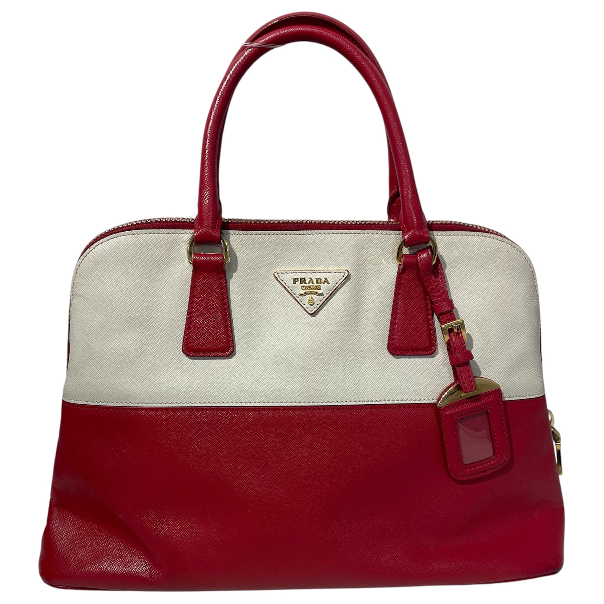 PRADA/Hand Bag/Leather/RED/PRADA prod num: 14