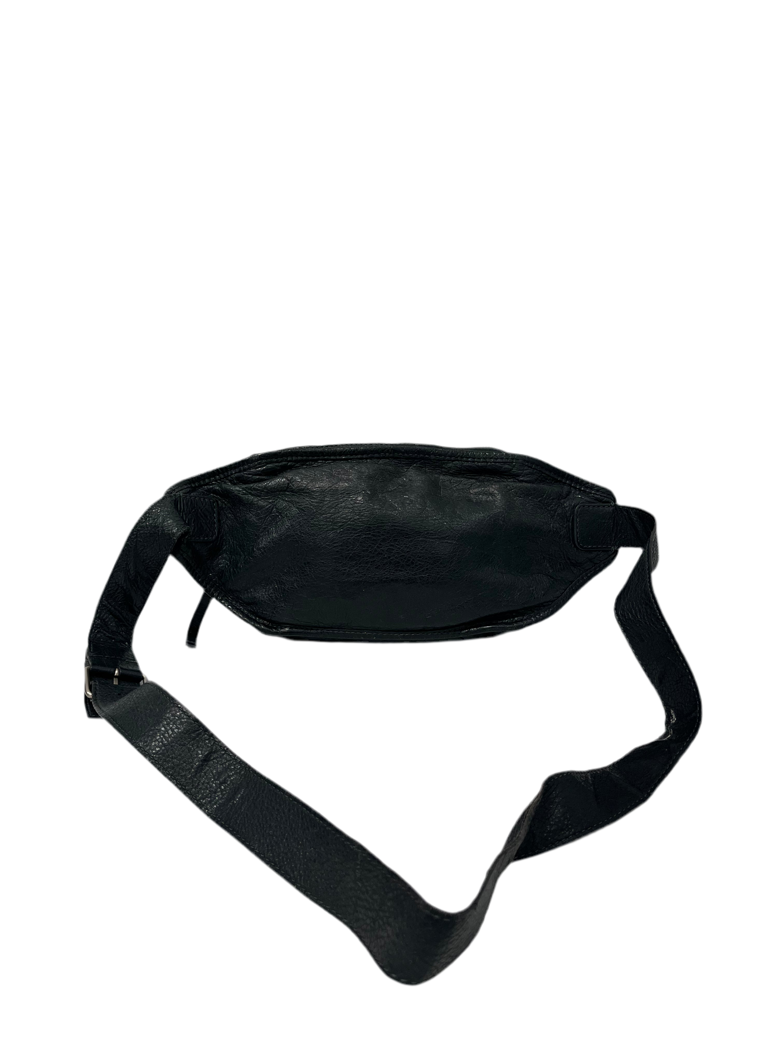 BALENCIAGA/Fanny Pack/OS/Leather/GRY/LAMBSKIN CAGOLE FANNY view 2