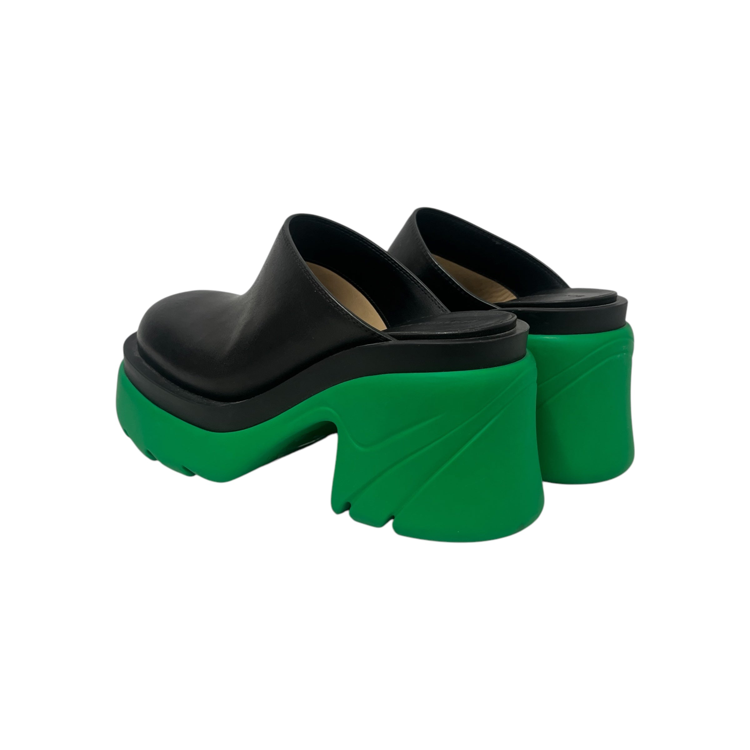 BOTTEGA VENETA/Heels/EU 36.5/Border/Leather/BLK/ view 2