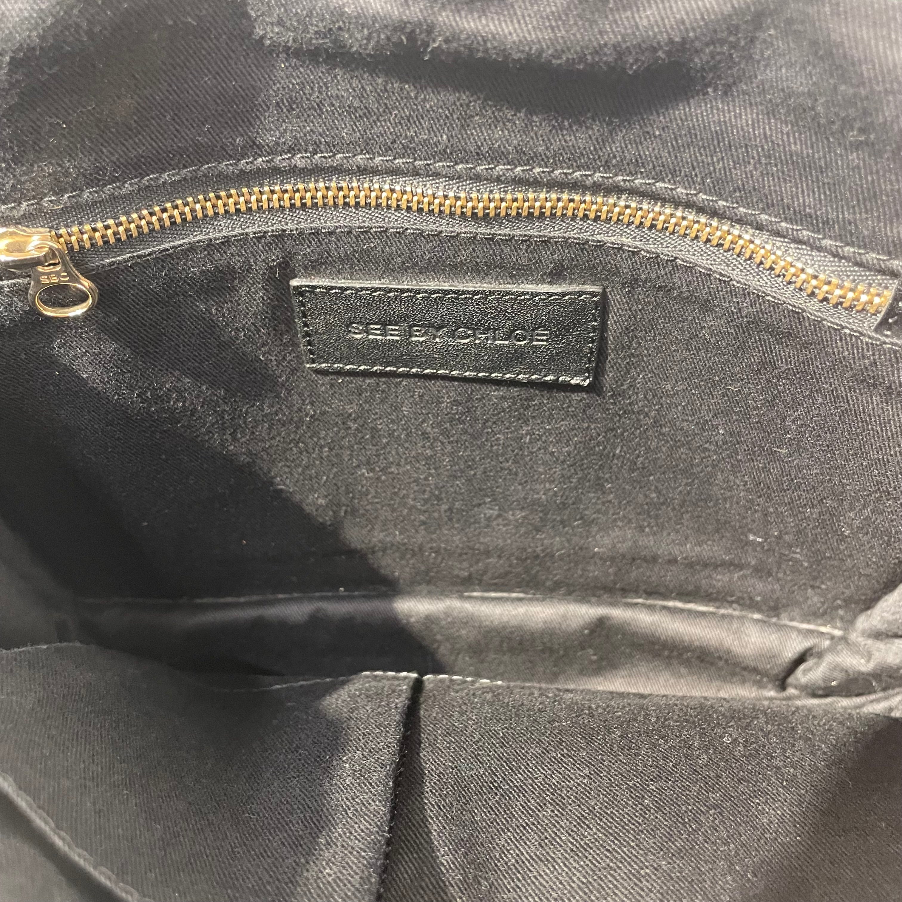 SEE BY CHLOE/Cross Body Bag/OS/Leather/BLK/01-12-85-65 view 4