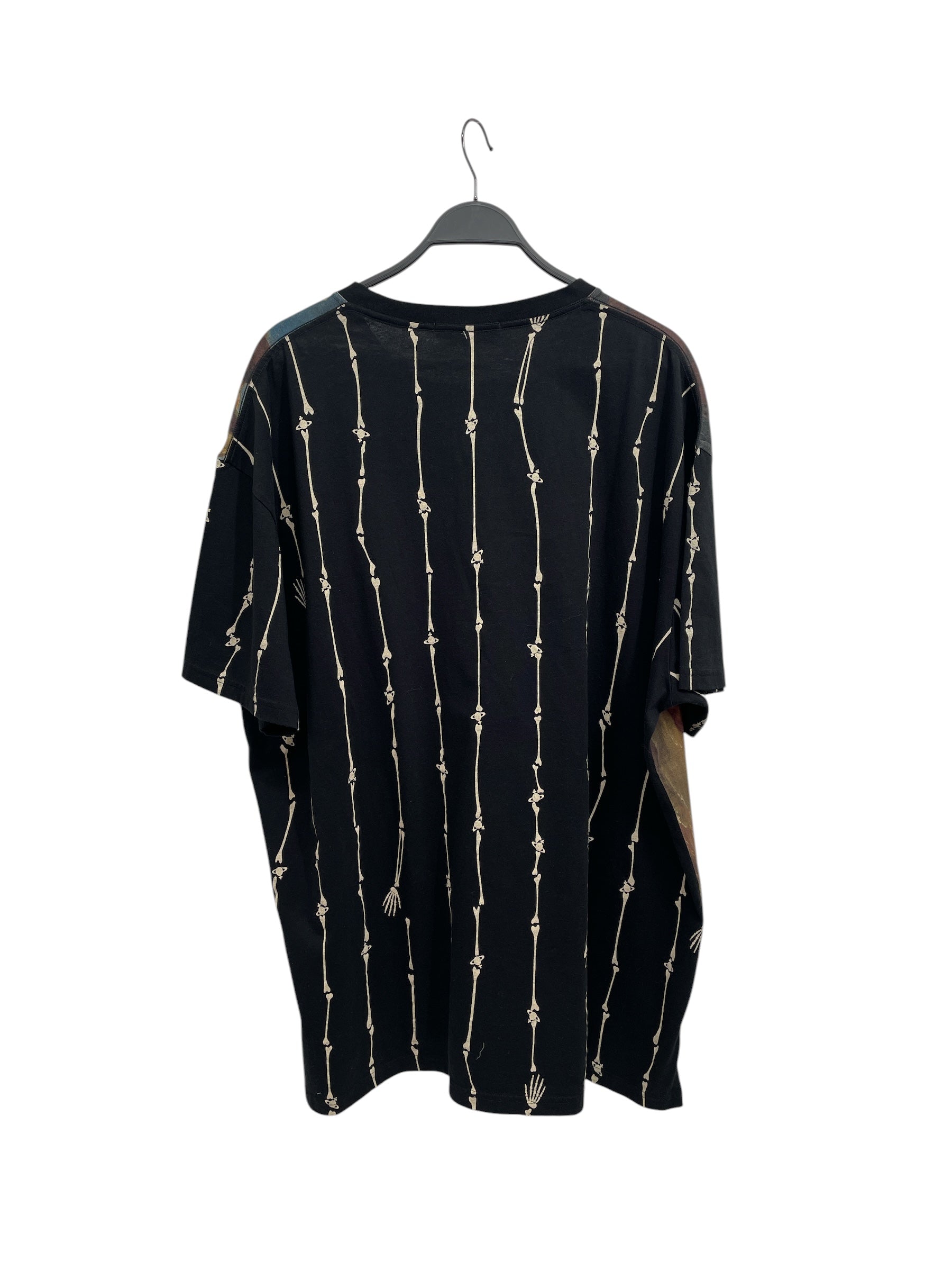 Vivienne Westwood/T-Shirt/XXXL/Cotton/MLT/All Over Print/"FUCK" BONES/AOP BONES BACK view 2