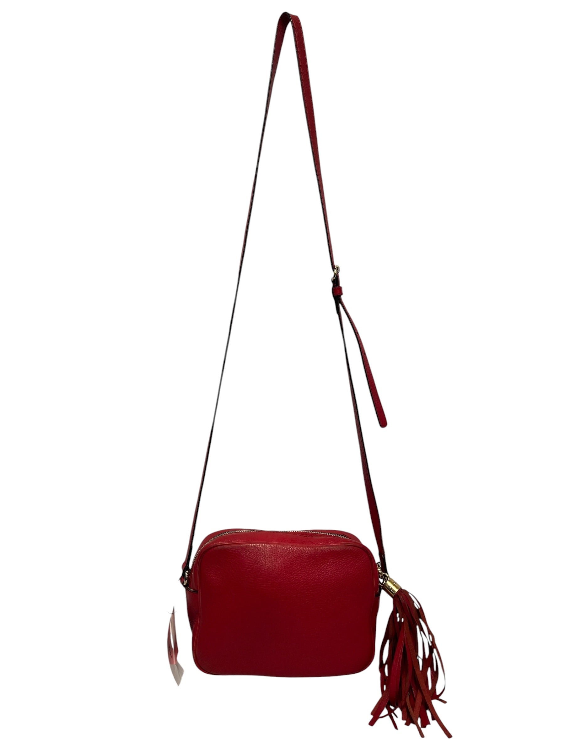 GUCCI/Cross Body Bag/RED/Red Soho Crossbody view 2