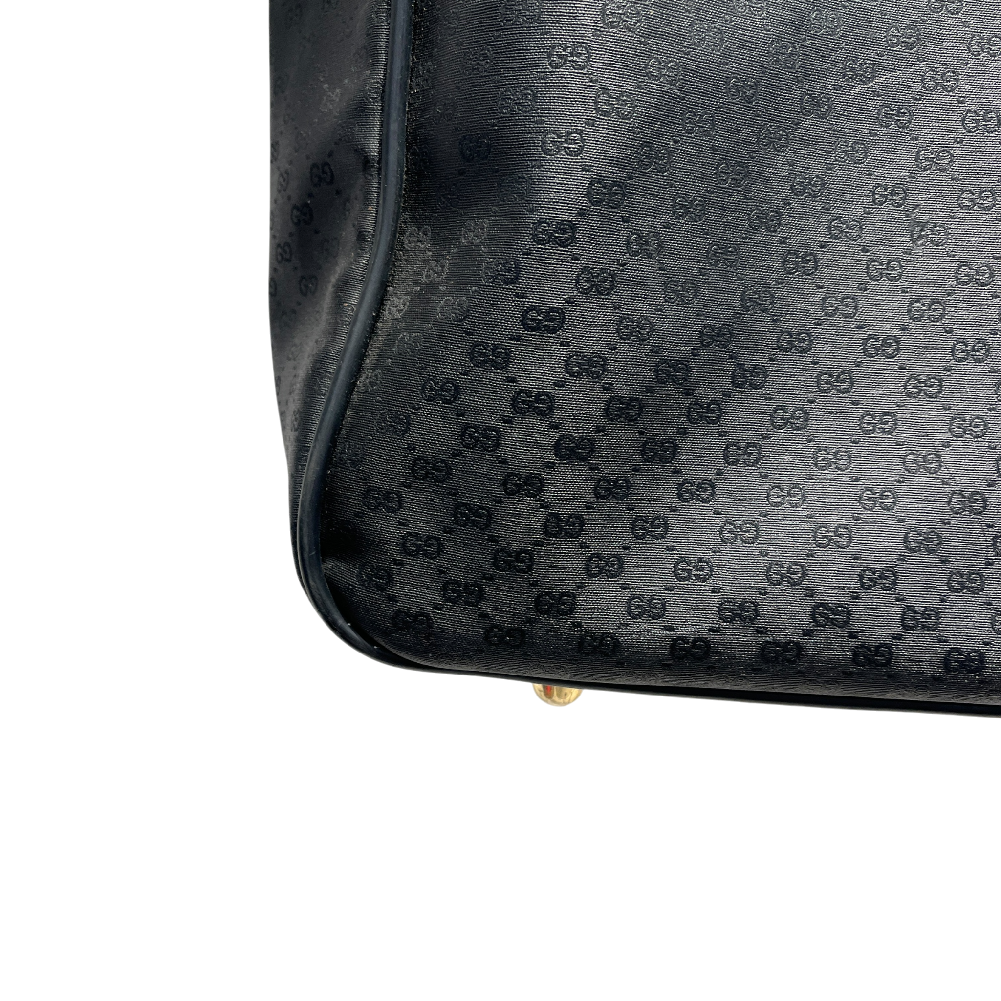GUCCI/Briefcase/Monogram/Leather/BLK/Supreme Monogram Travel Bag view 16