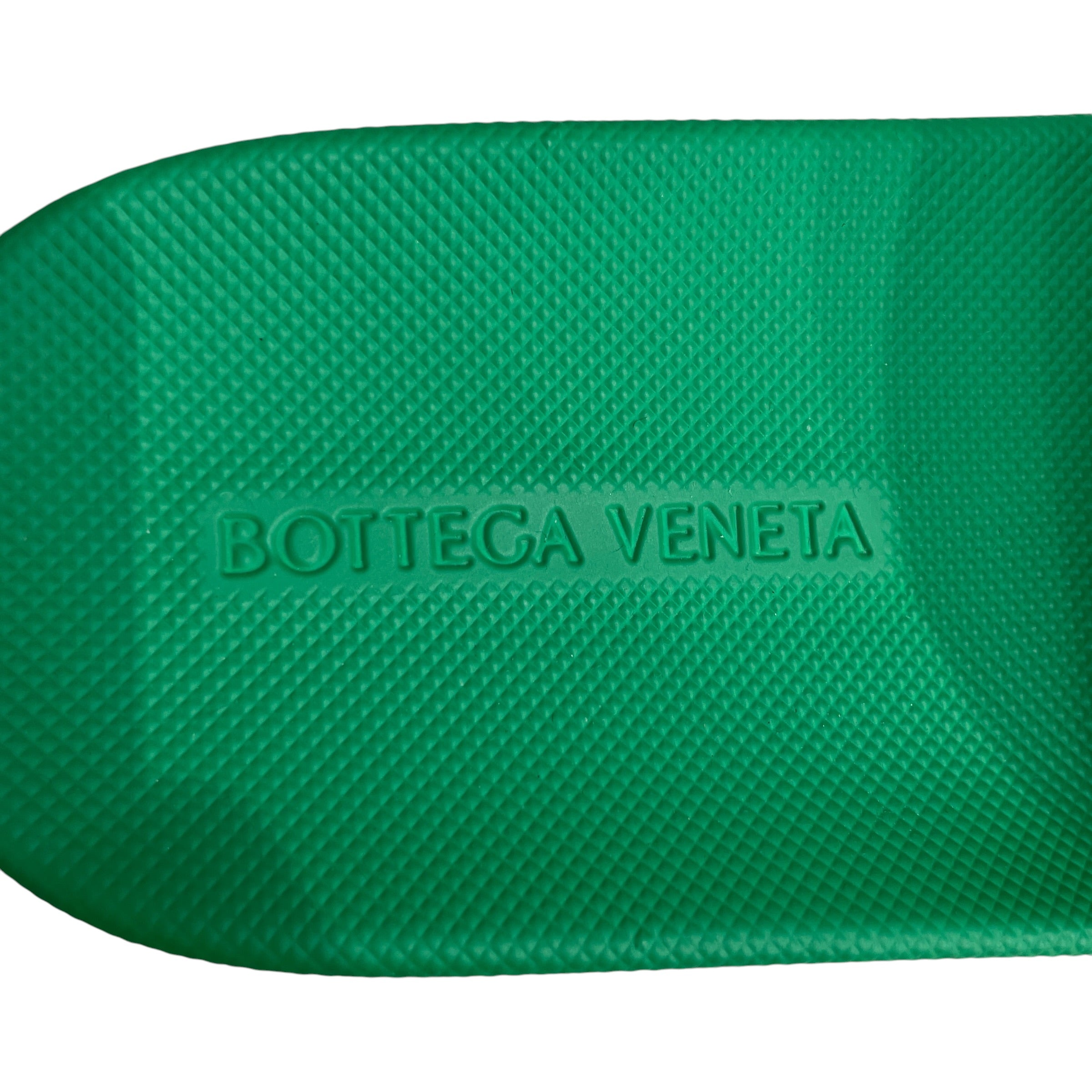 BOTTEGA VENETA/Sandals/EU 44/GRN/BOTTEGA V GRN RUBBER SLIDE view 4