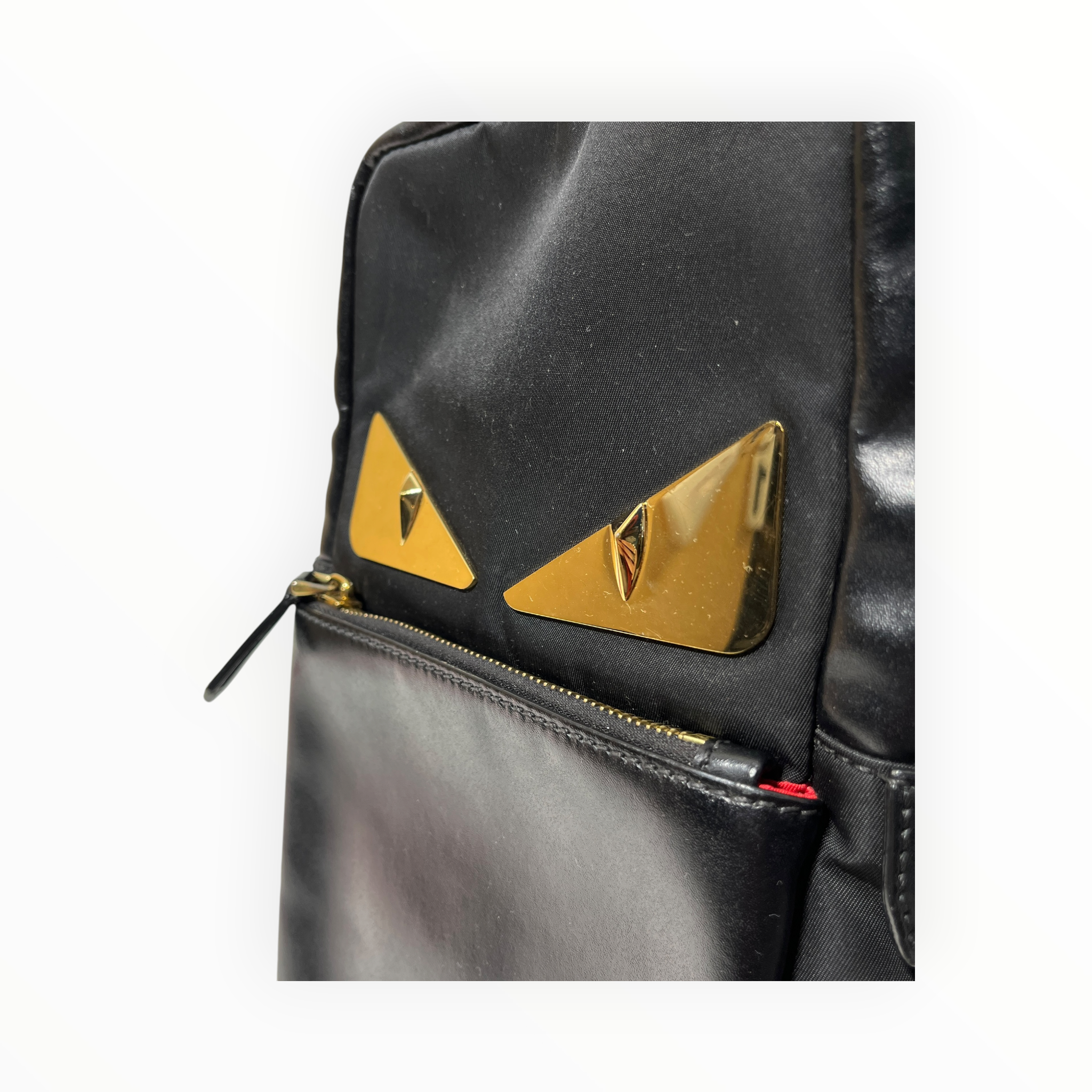FENDI/Cross Body Bag/Leather/BLK/GOLD MONSTER CROSSBODY view 7