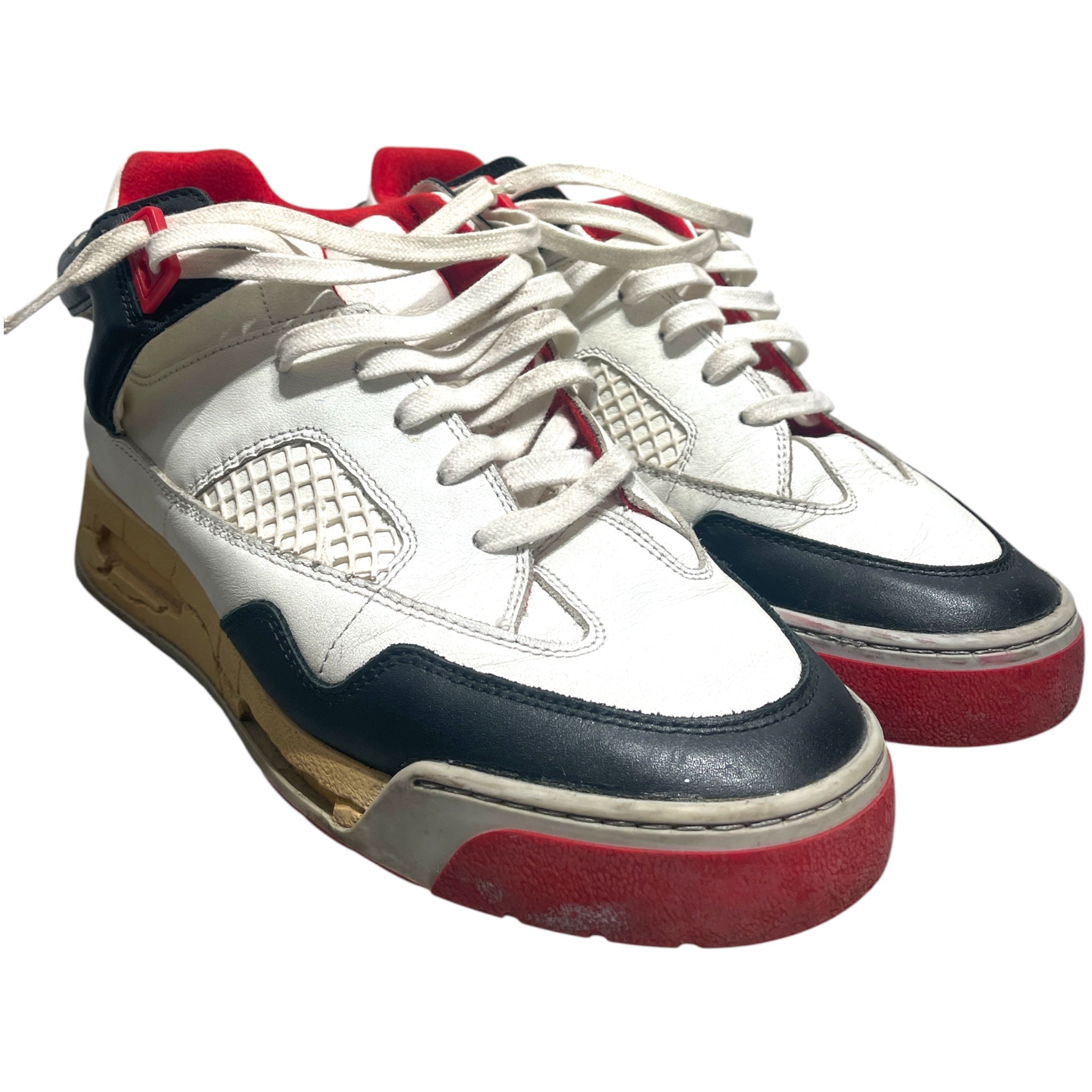 Maison Margiela/Low-Sneakers/EU 41/Leather/WHT/ view 1