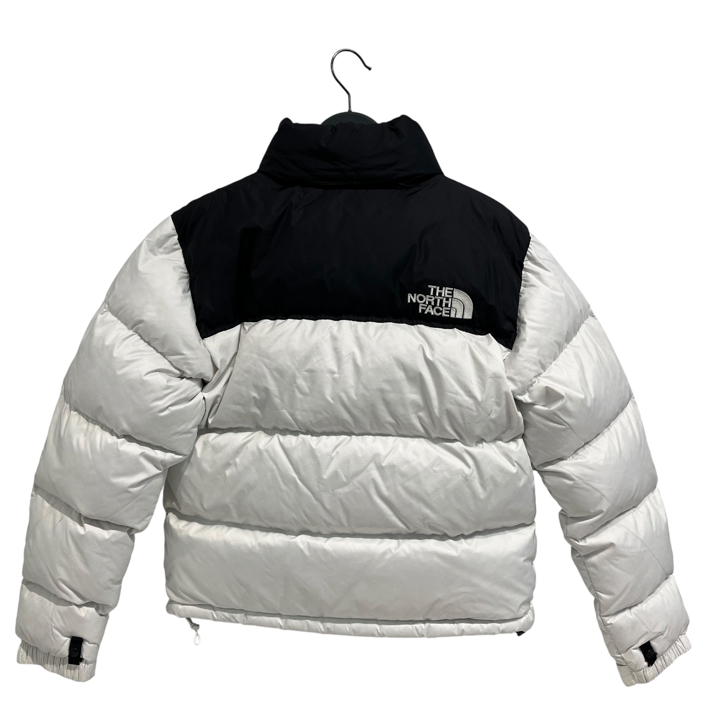 THE NORTH FACE/Puffer Jkt/S/Border/Nylon/WHT/Single Breasted/Panda Nuptse Jacket view 2