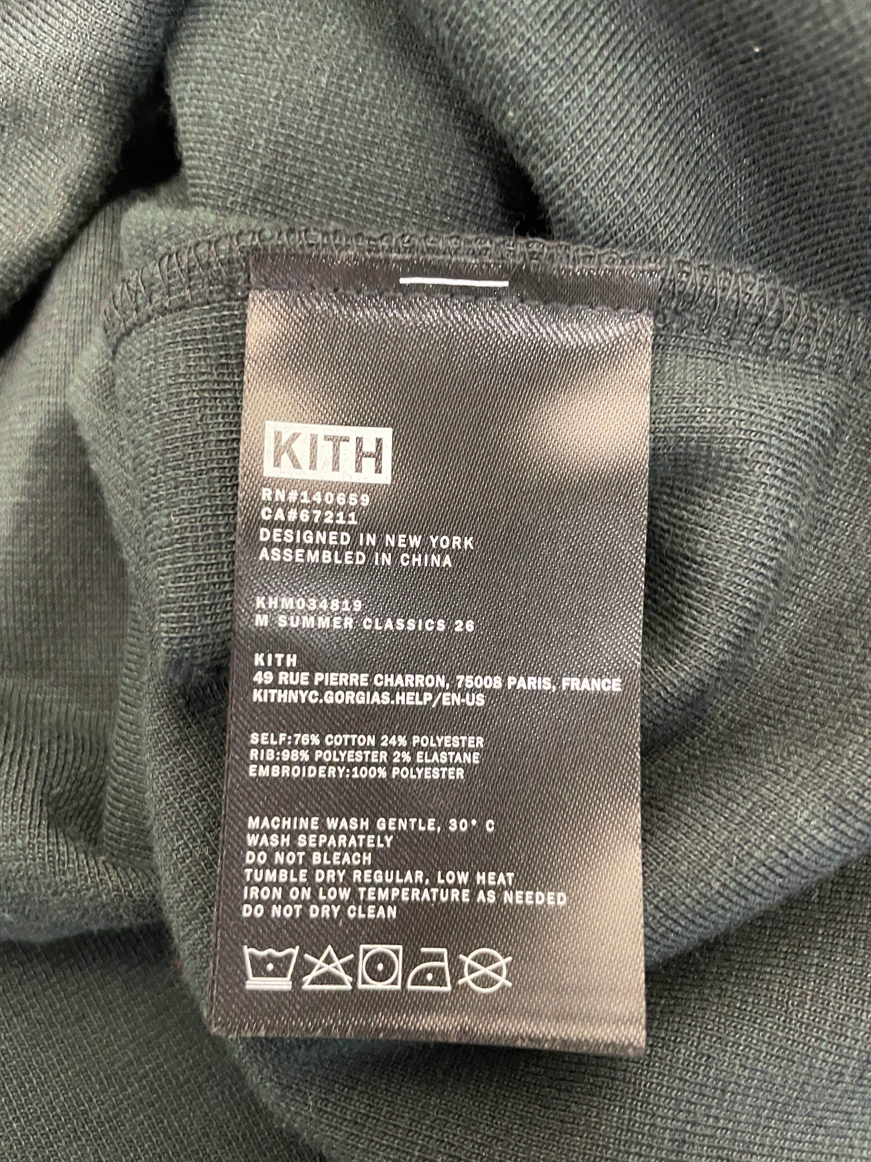 KITH/Polo Shirt/L/Cotton/GRN/Graphic/JACQUARD POLO view 4
