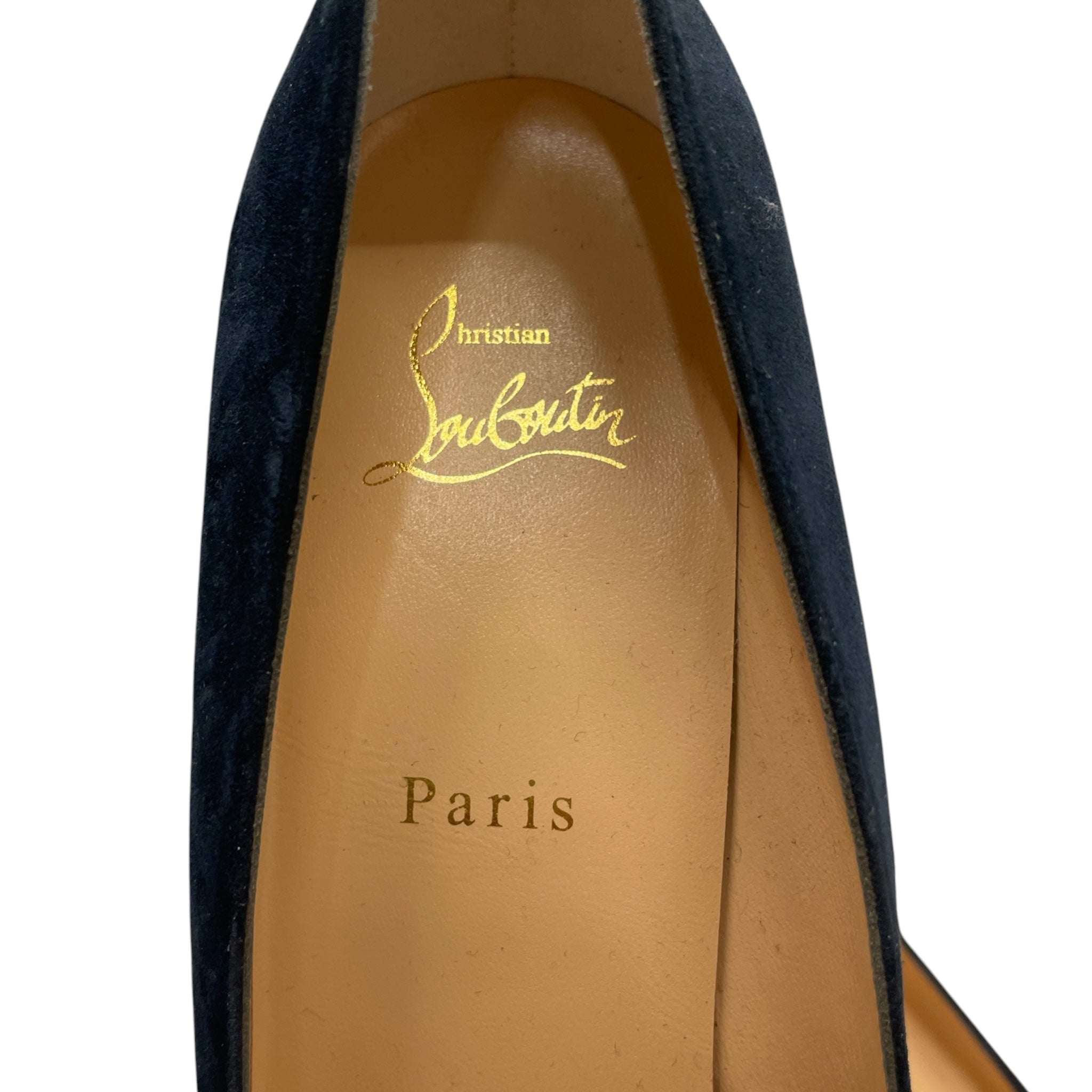 Christian Louboutin/Heels/EU 40.5/Velour/IDG/PUMPS view 3