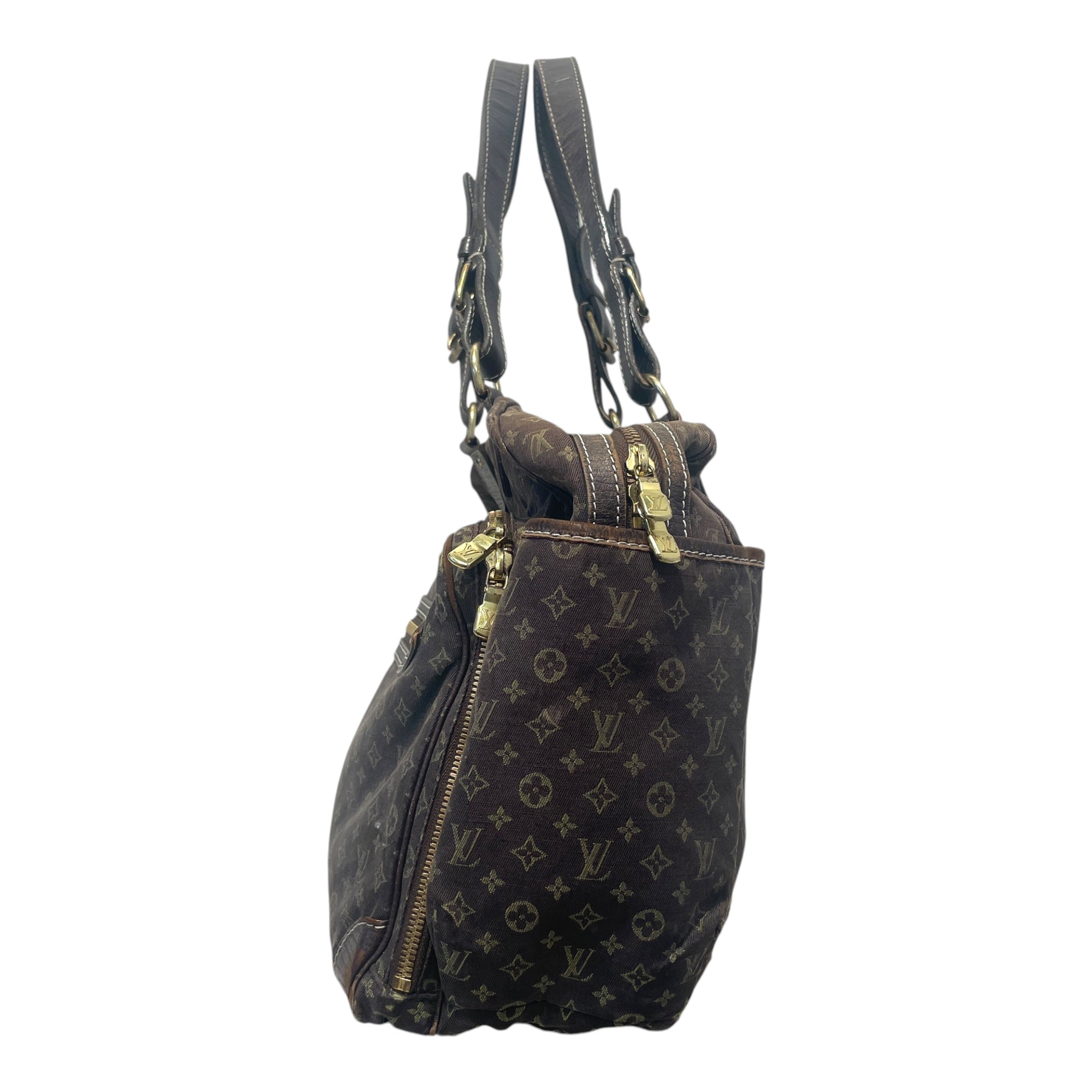 LOUIS VUITTON/Luggage/Monogram/Cotton/BRW/Mini Lin Sac a Langer view 6