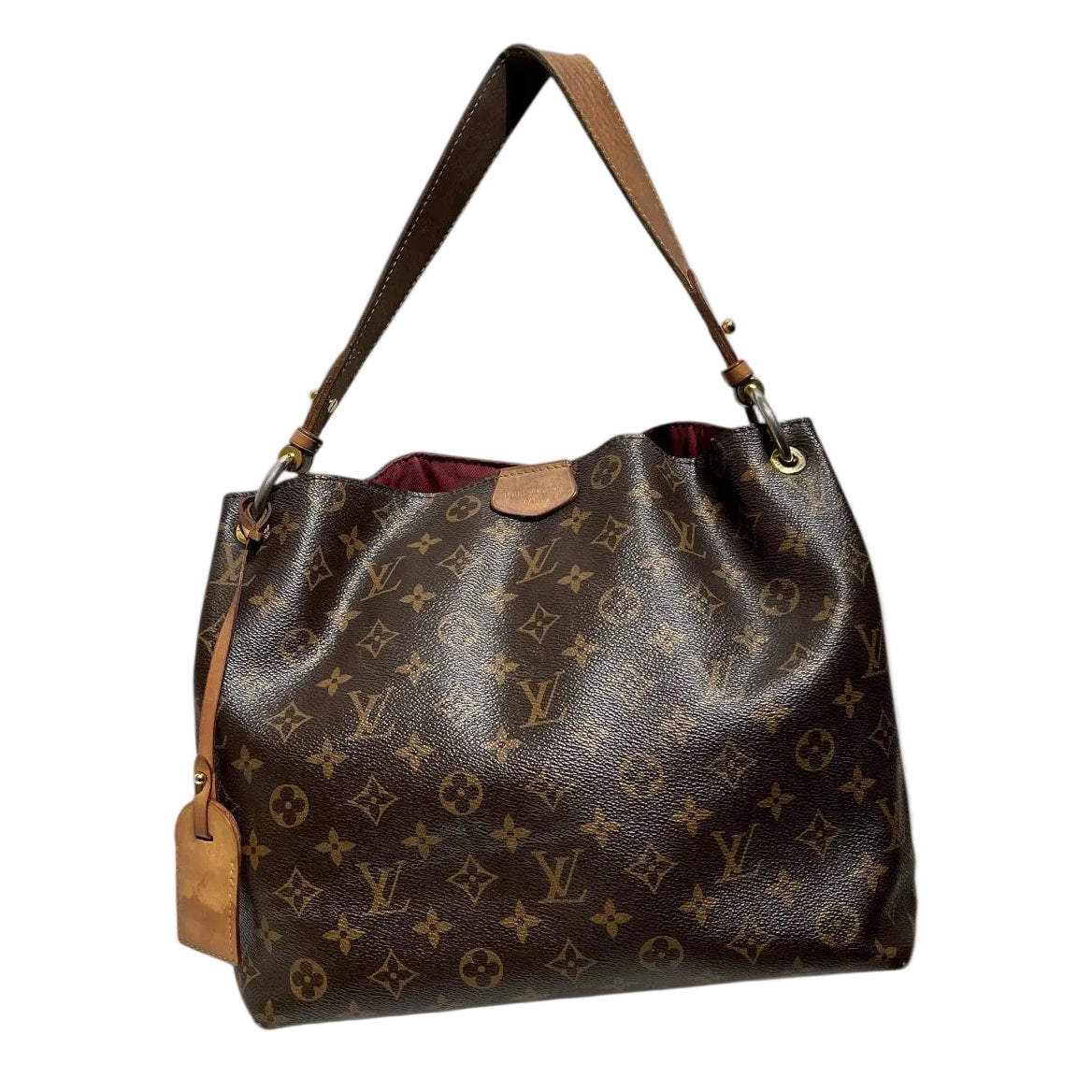 LOUIS VUITTON/Hand Bag/Monogram/Leather/BRW/graceful mm view 1