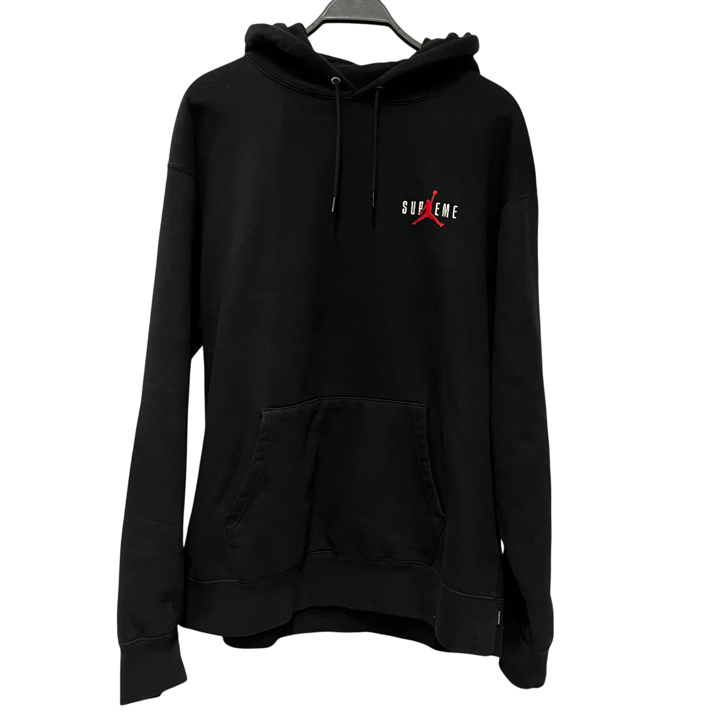 Supreme/JORDAN BRAND/Hoodie/L/Cotton/BLK/Pullover/ view 1