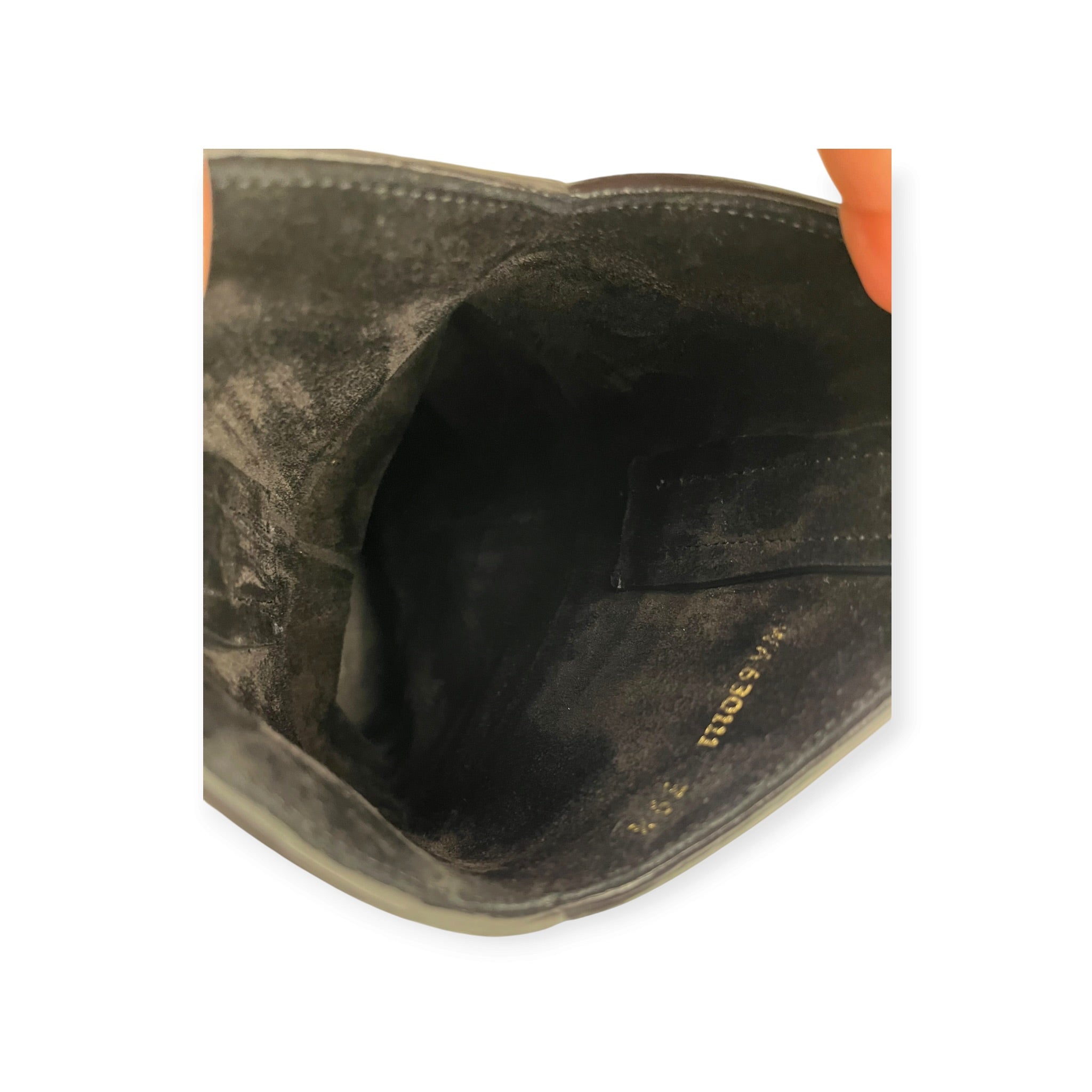 YVES SAINT LAURENT/Boots/US 9.5/Suede/BLK/WESTERN COWBOY BOOT view 6