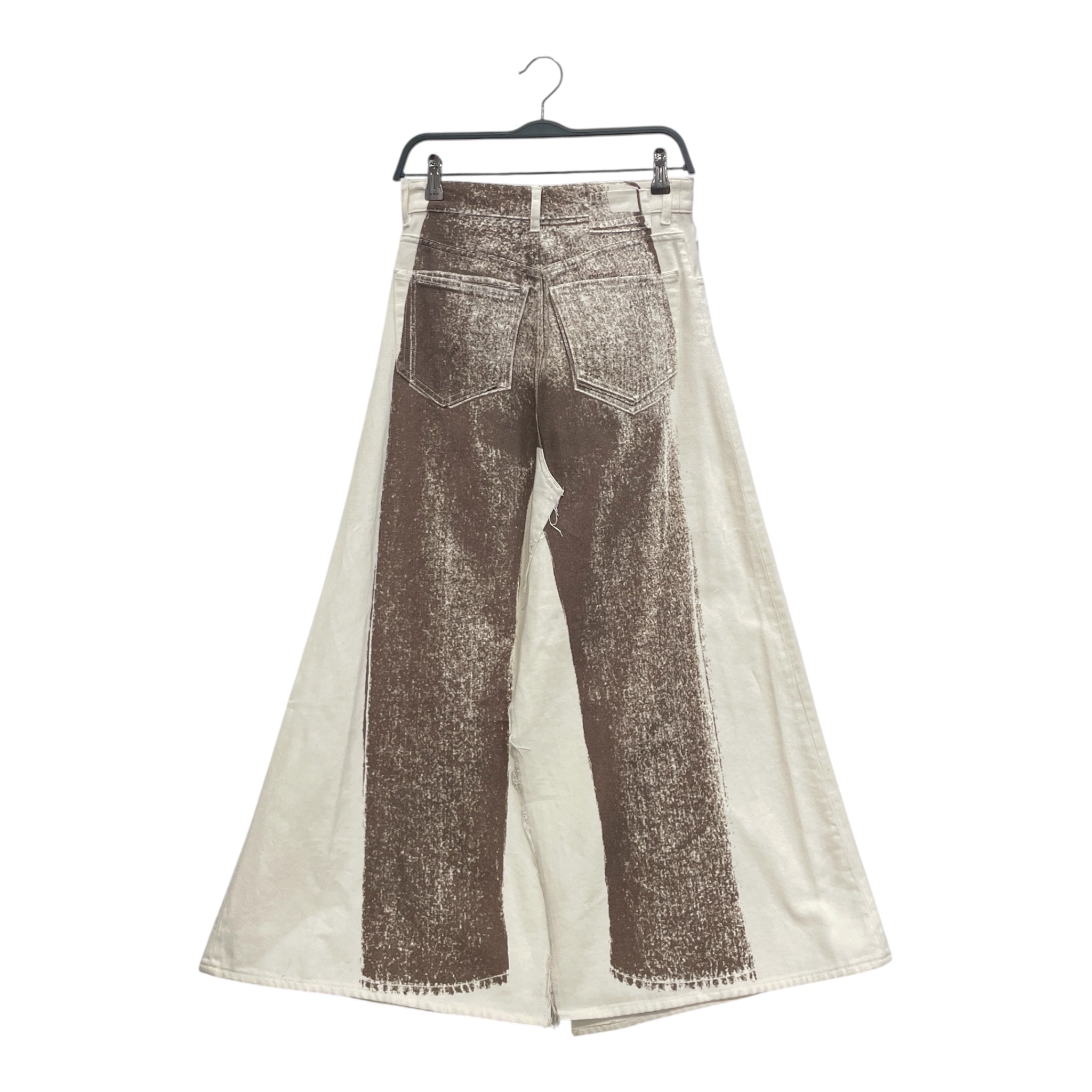 MM6/Long Skirt/40/All Over Print/Cotton/WHT/JEANS PRINTED DENIM view 2