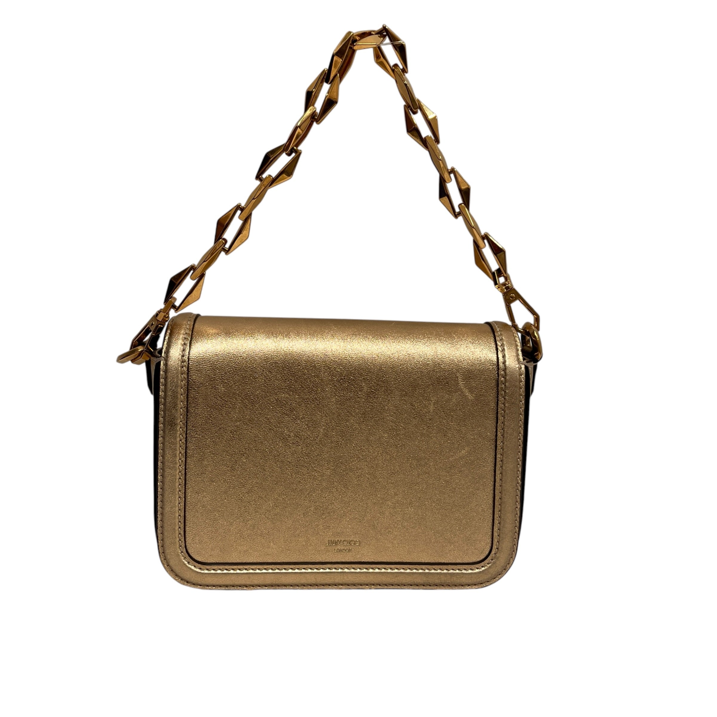 JIMMY CHOO/Cross Body Bag/Leather/GLD/Diamond Bag view 2