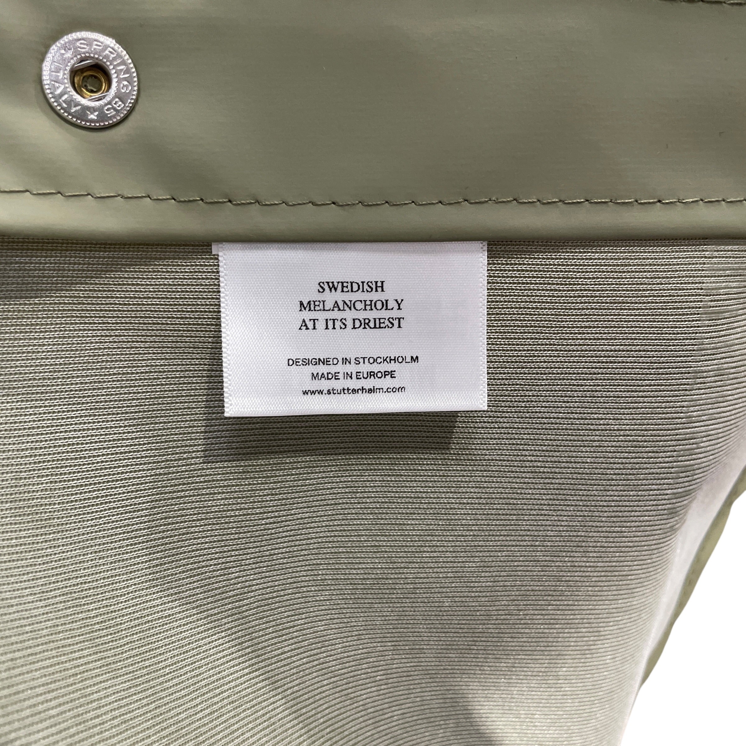 STUTTERHEIM/Jacket/S/Polyester/GRN/OLIVE GRN RAIN JACKET view 4