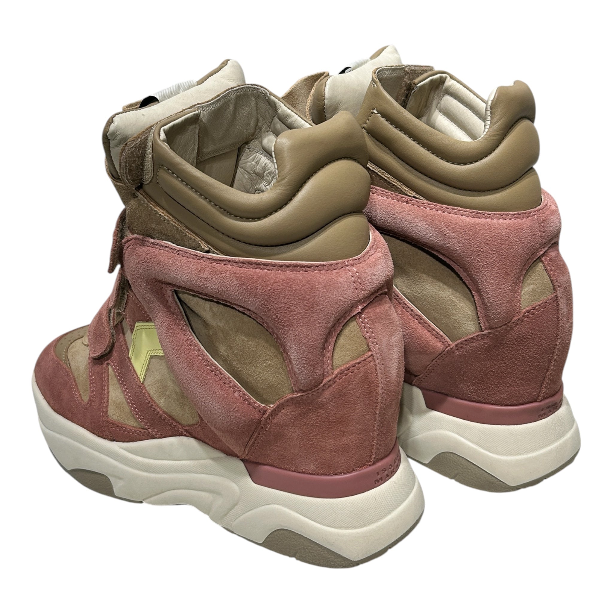 ISABEL MARANT/Hi-Sneakers/EU 40/Leather/BEG/wedge sneaker view 2