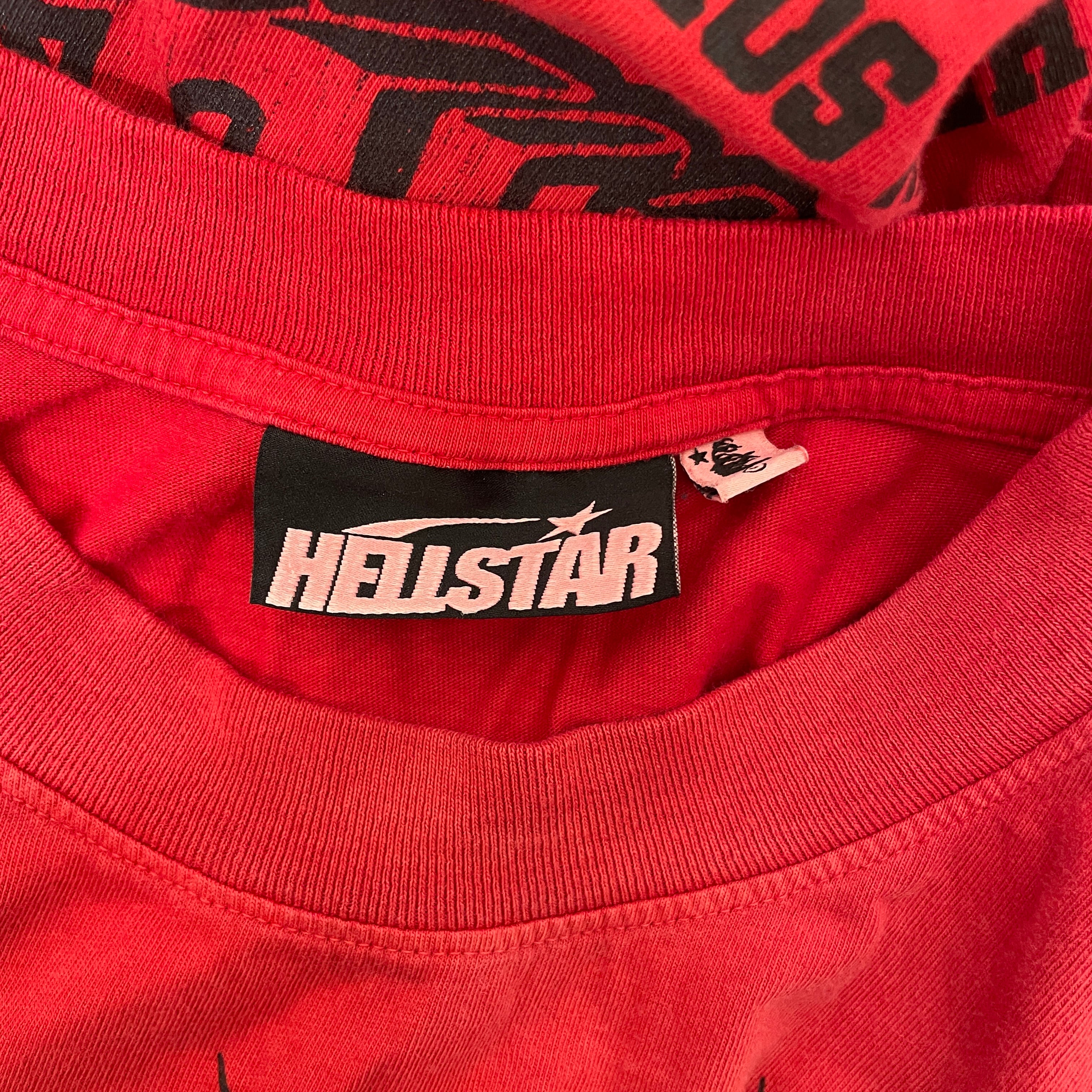 HELLSTAR/T-Shirt/L/Cotton/RED/SILVER HELLSTAR RECORDS view 3