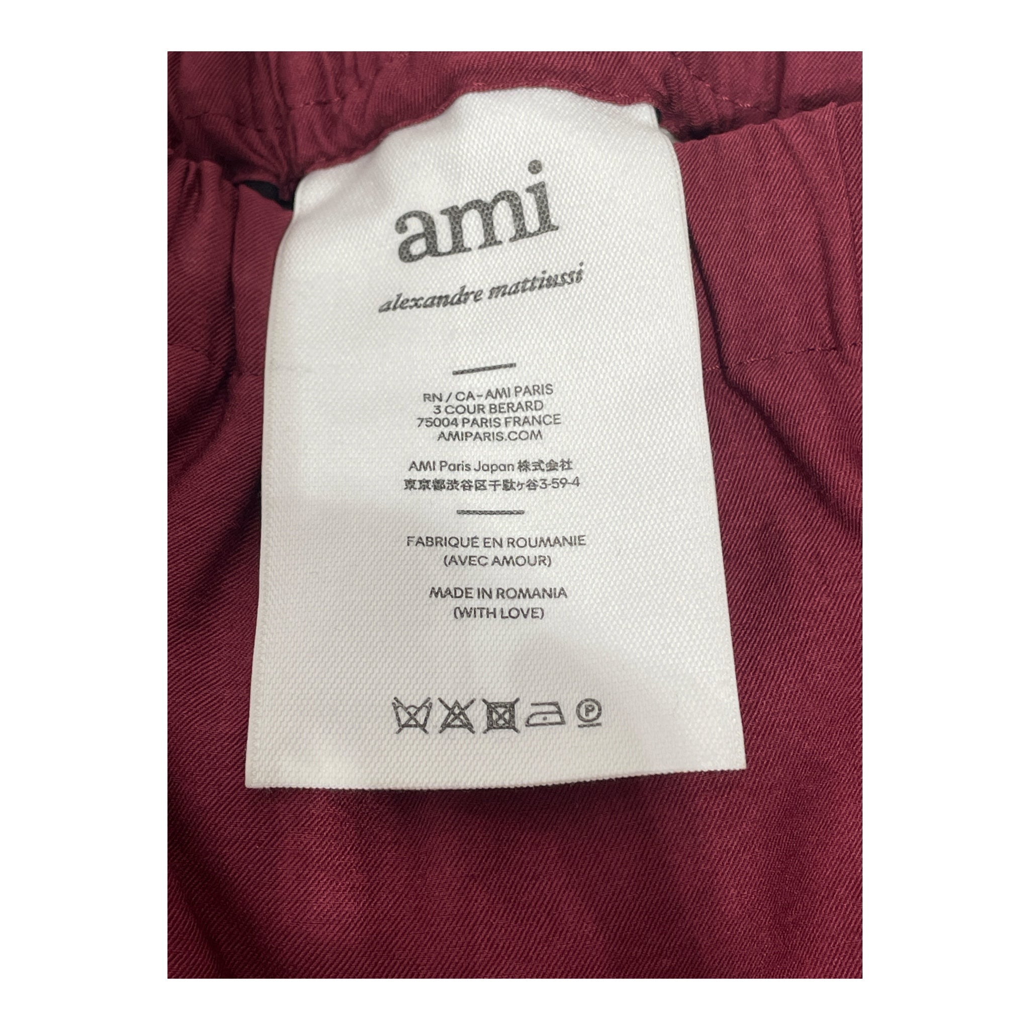 AMI PARIS/Shorts/38/Cotton/BRD/ view 4