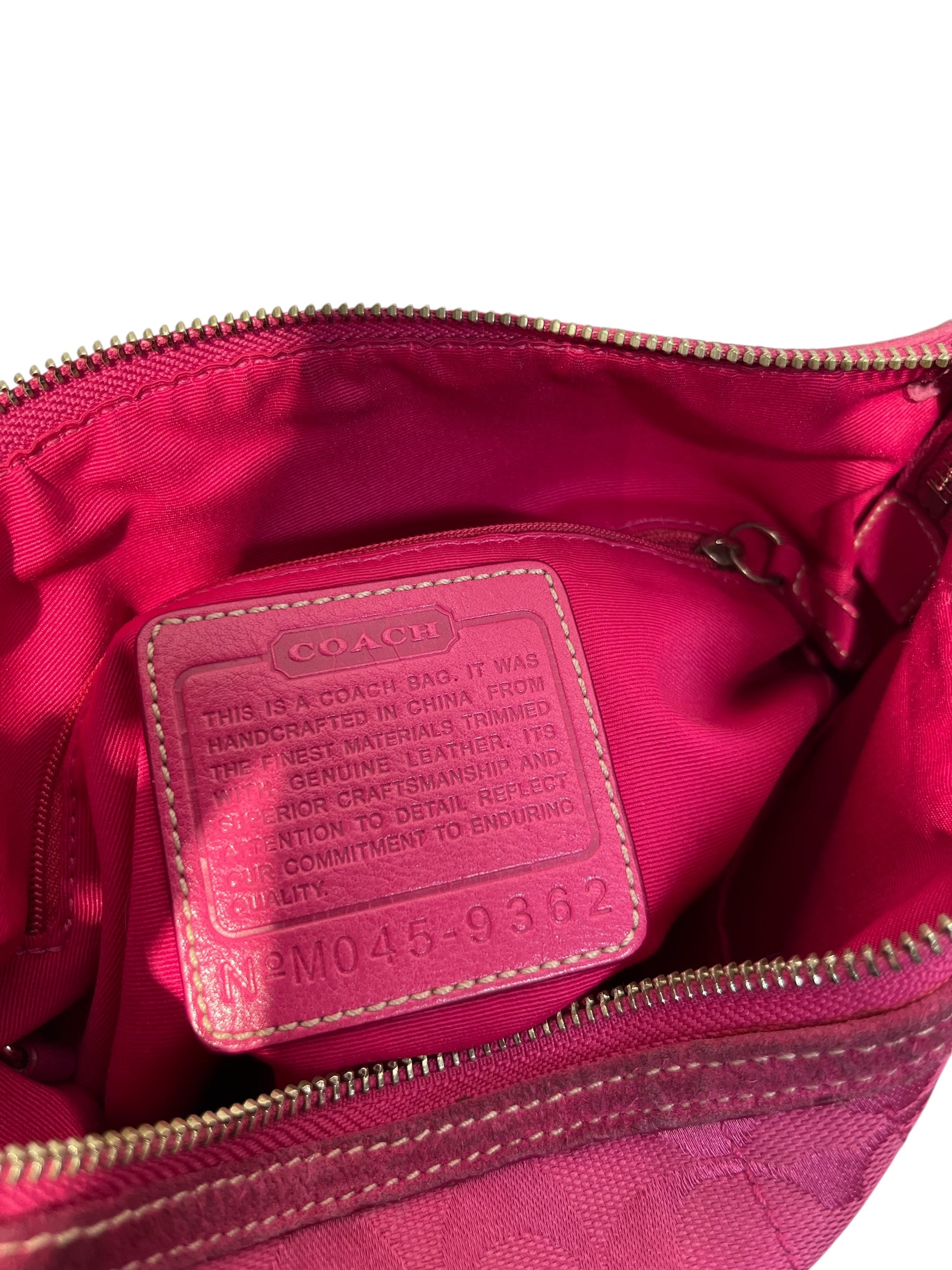 COACH/Cross Body Bag/Monogram/Cotton/PNK/ view 5