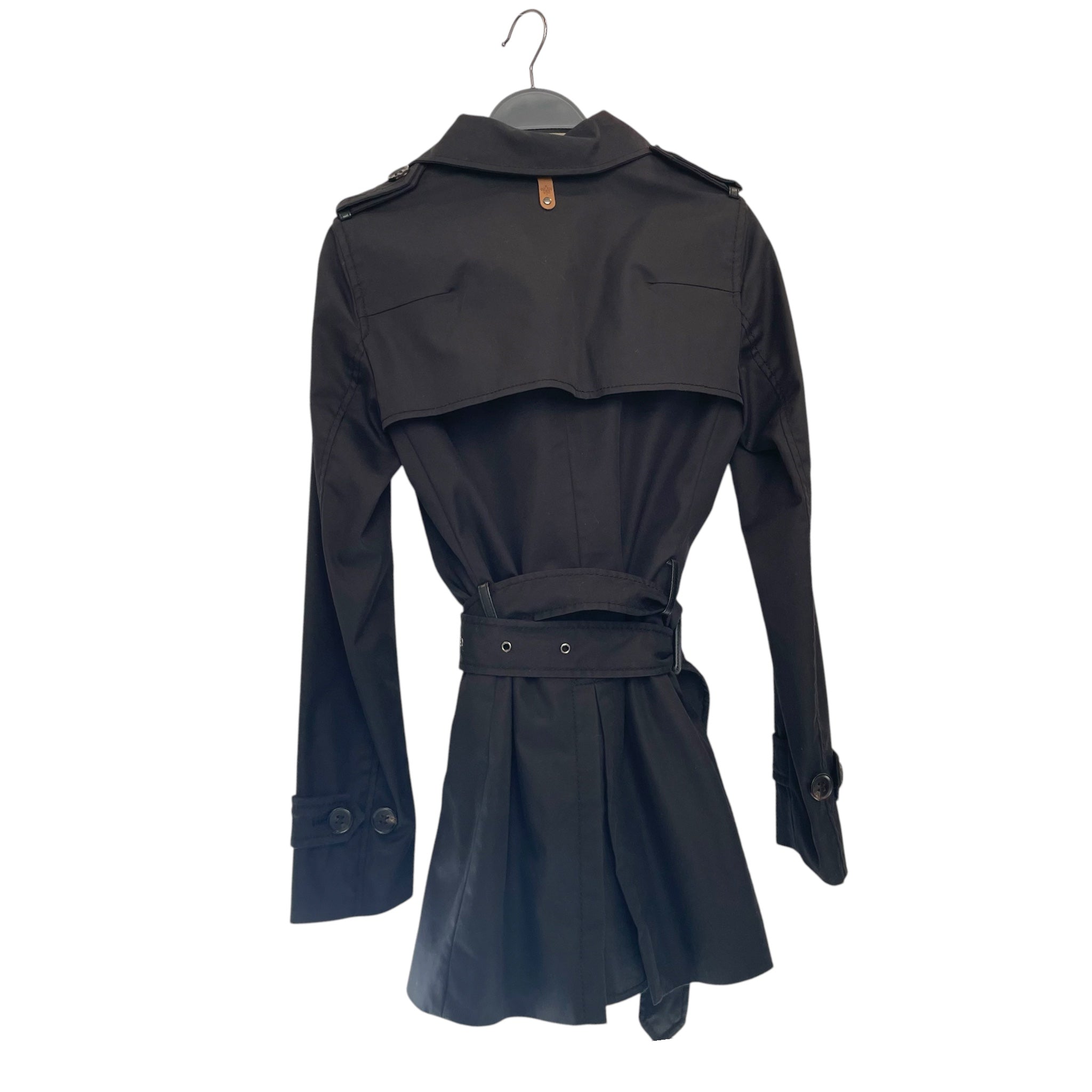 MACKAGE/Trench Coat/XXS/Polyester/BLK/BELT view 2