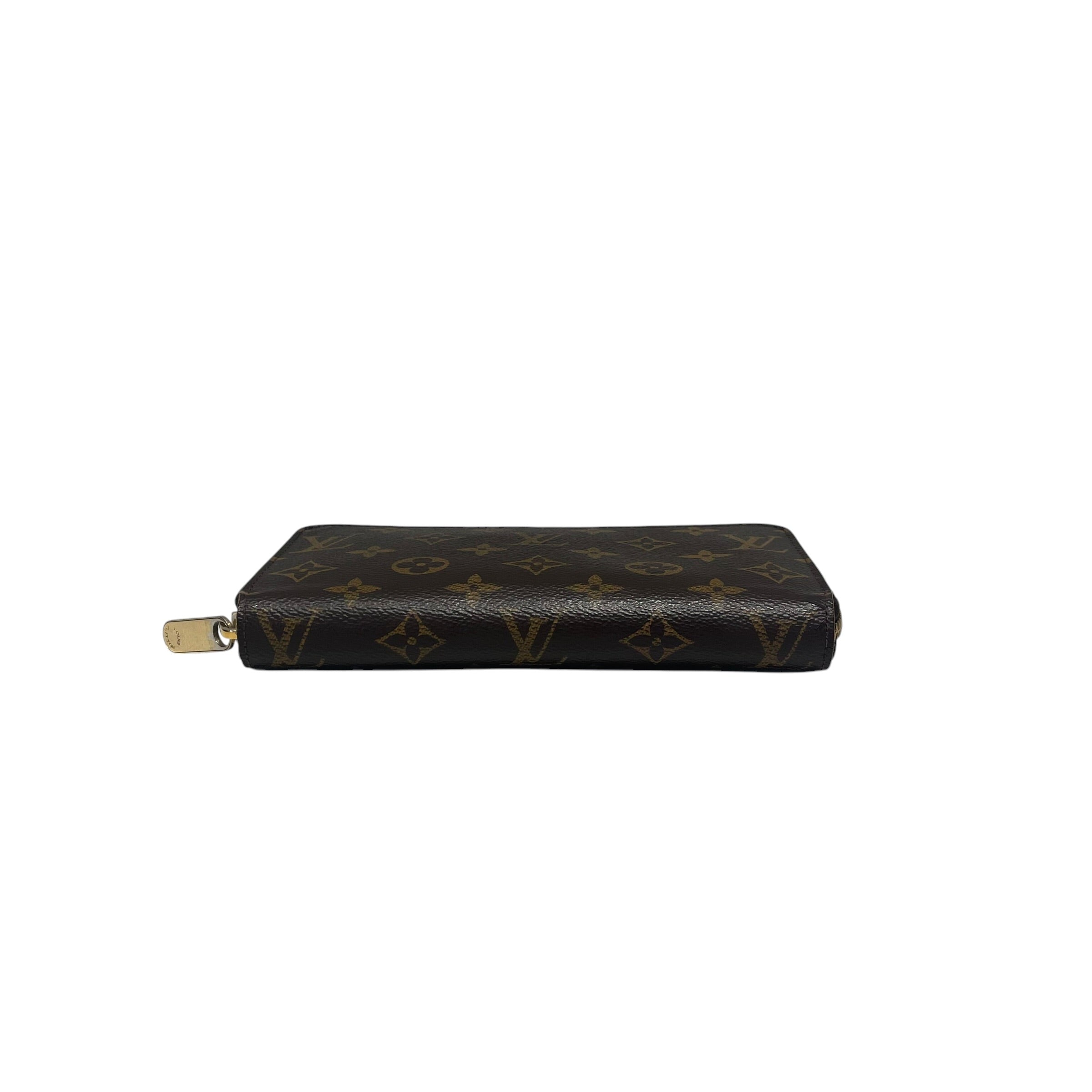 LOUIS VUITTON/Long Wallet/Monogram/Leather/BRW/L's/Zippy Wallet Long view 3