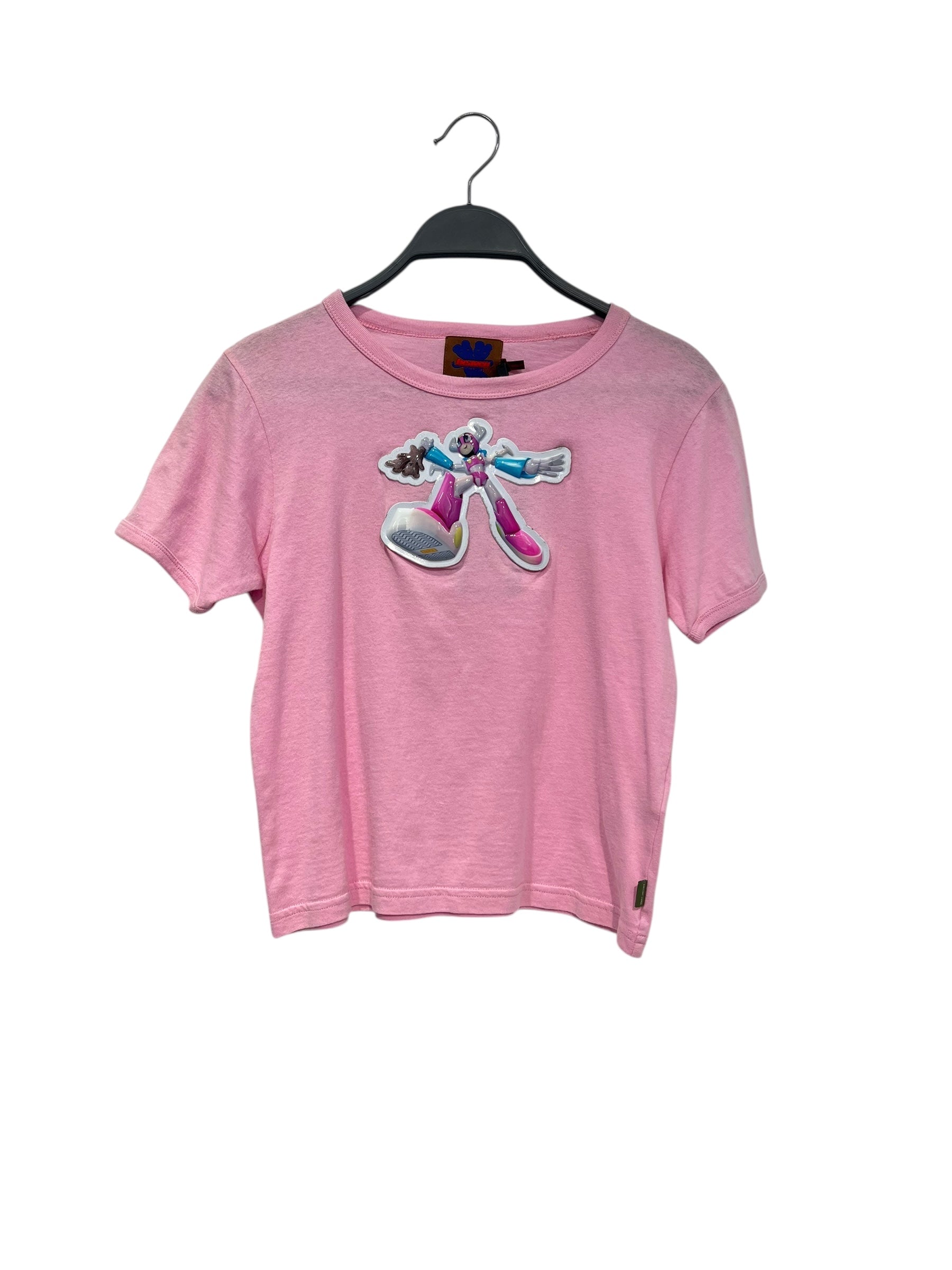 Heaven By Marc Jacobs/T-Shirt/XS/Cotton/PNK/ROBOT CROP TOP view 1