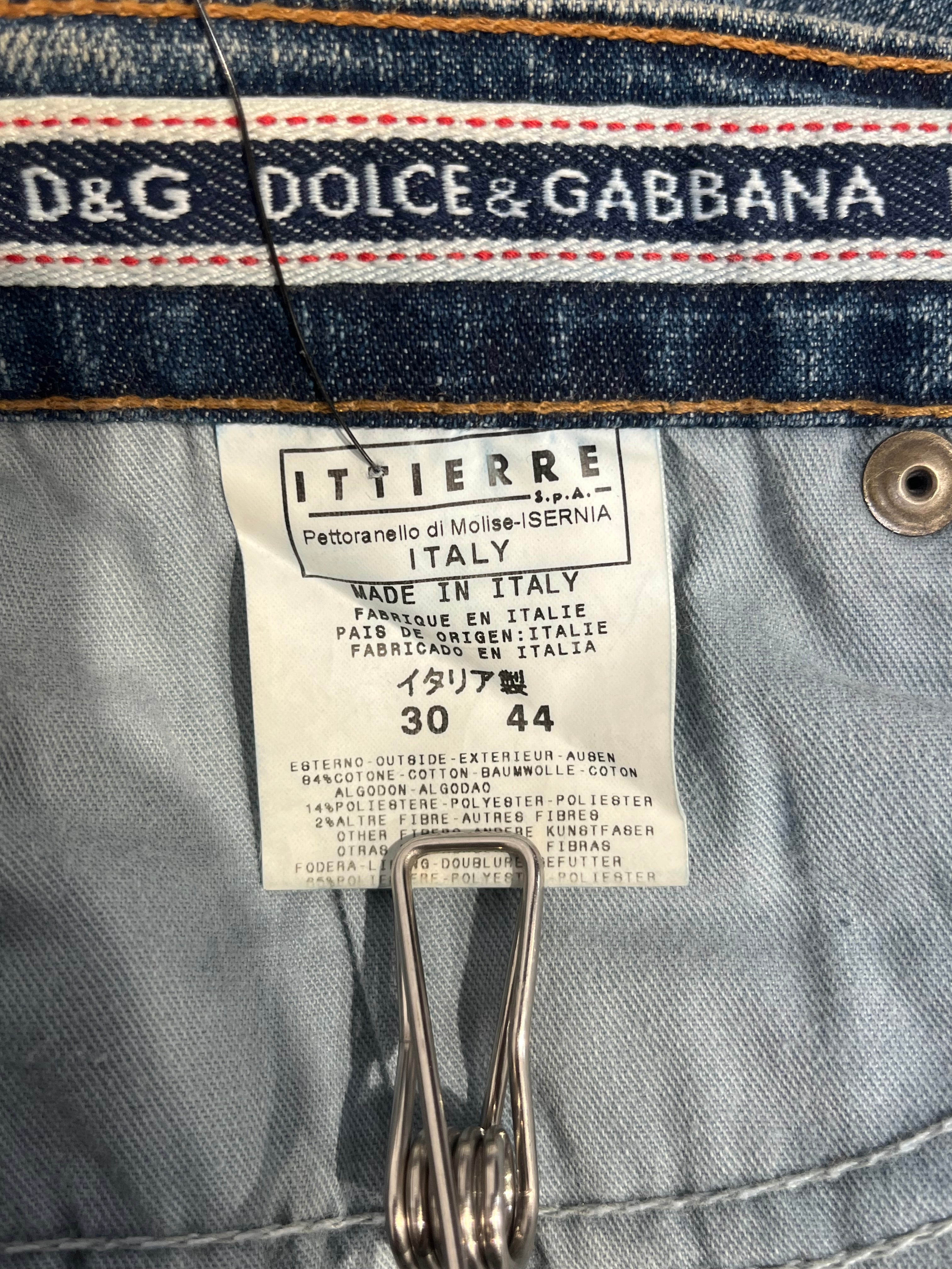 DOLCE&GABBANA/Bootcut Pants/30/Denim/BLU/LOW RISE, NO BCK POCKETS view 3