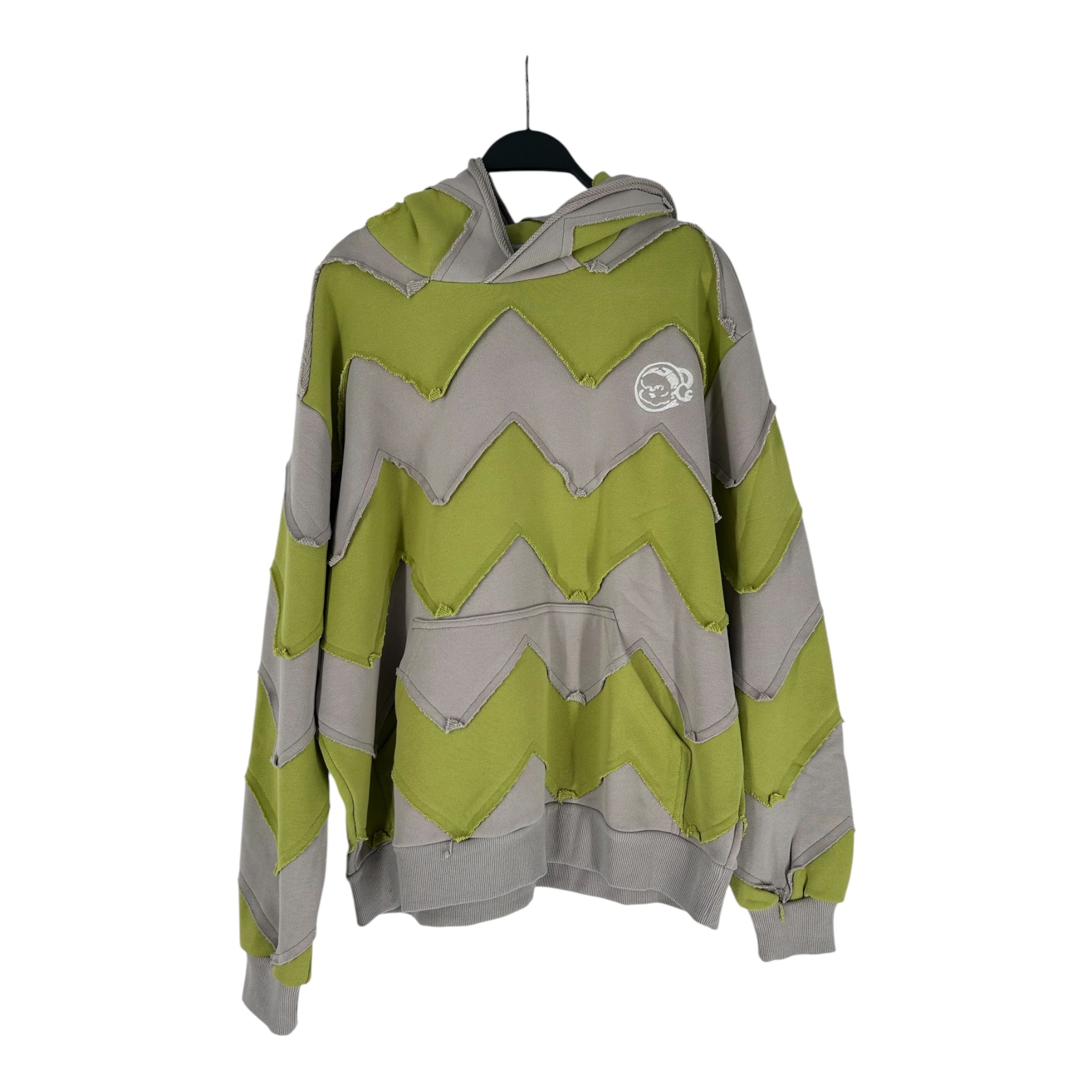 sicko/Hoodie/M/Stripe/Cotton/GRN/Pullover/ view 1