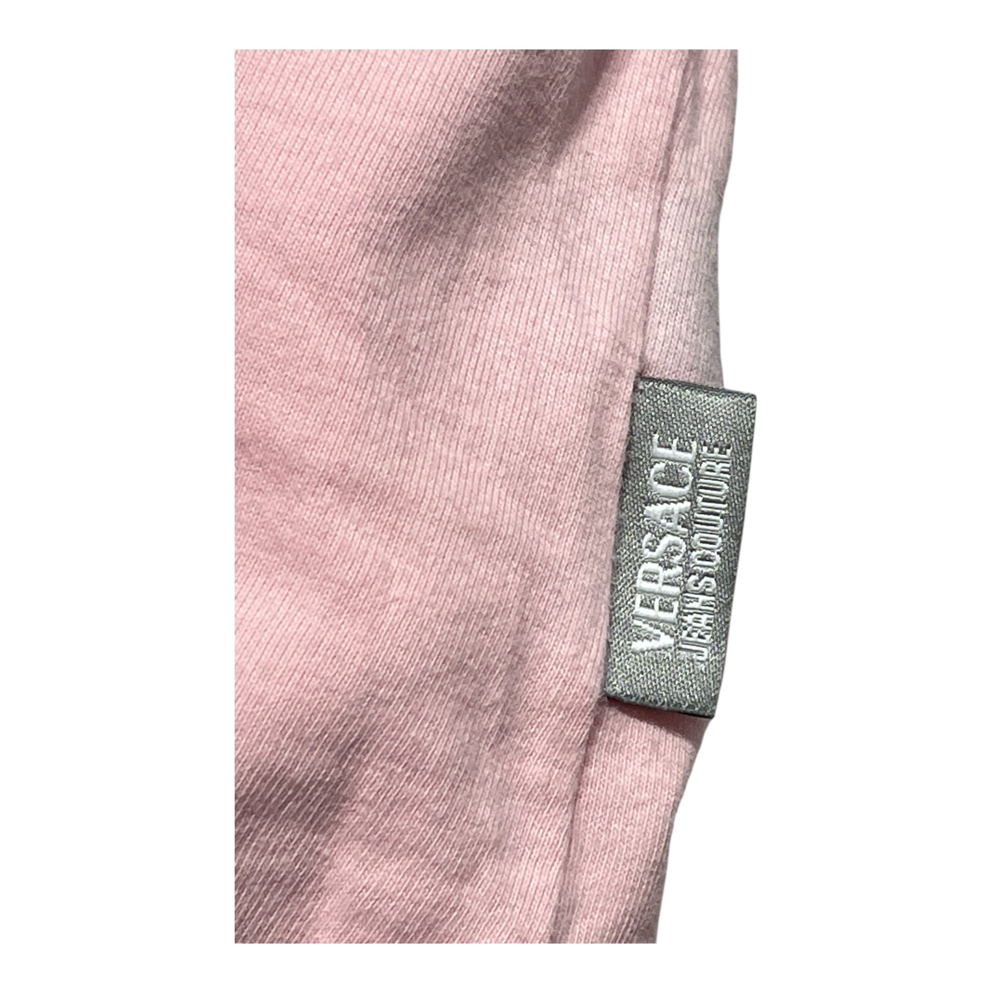 VERSACE JEANS COUTURE/SL Blouse/S/Cotton/PNK/EMBROIDERED MEDUSA EMBLEM view 5
