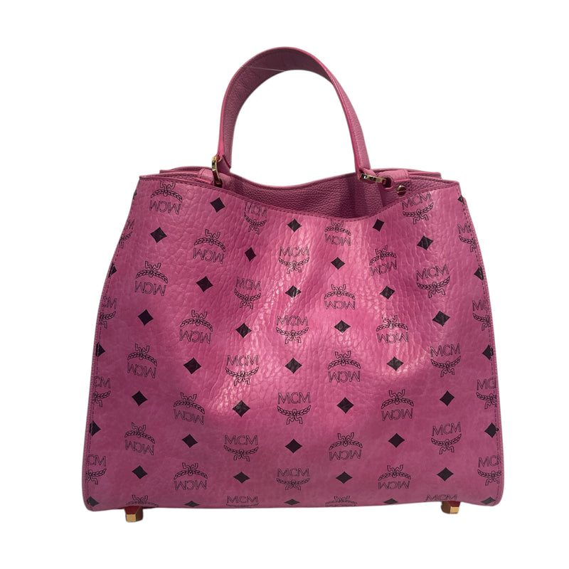 MCM/Hand Bag/OS/Monogram/Leather/PNK/Visetos Corina Shoulder Bag