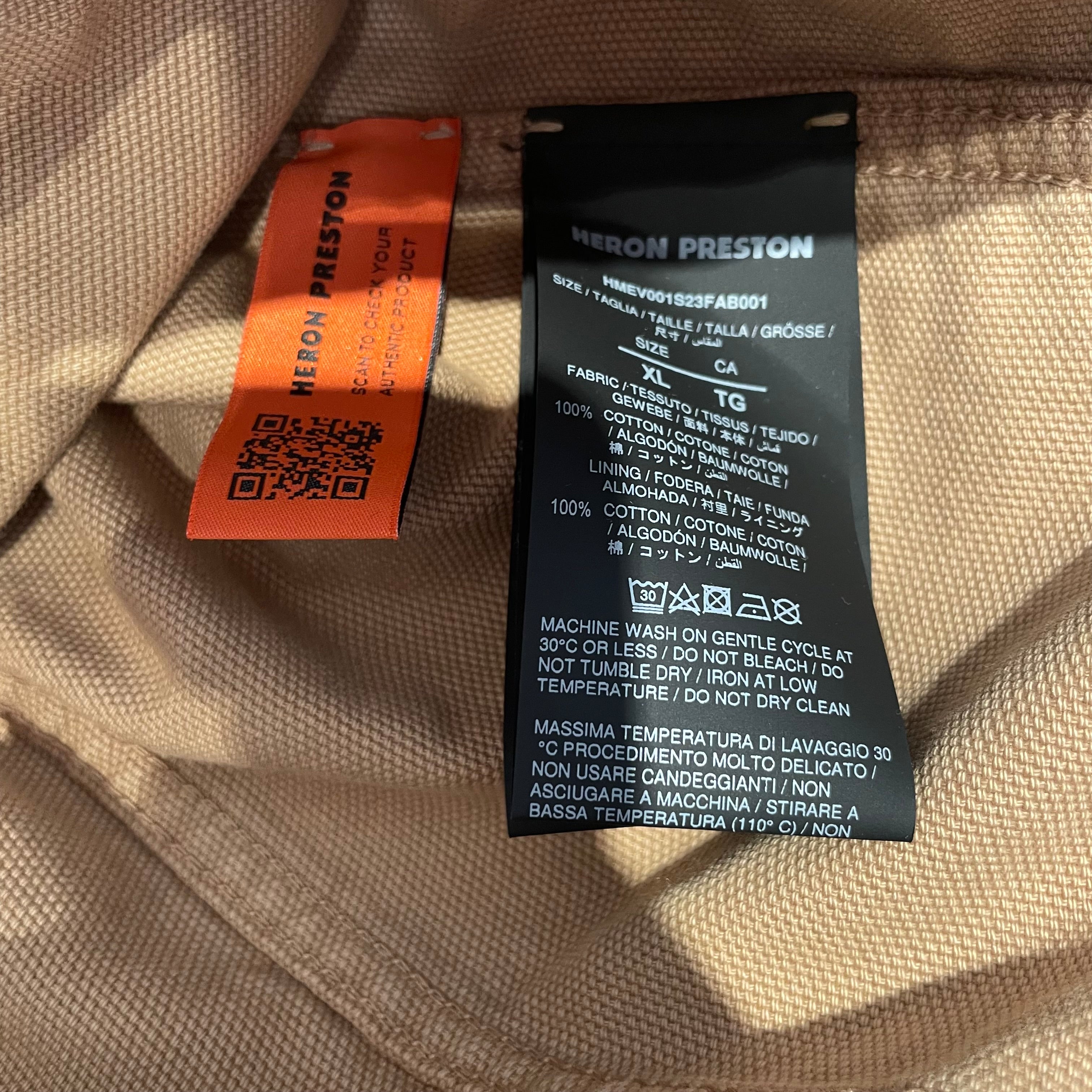 HERON PRESTON/Denim Jkt/XL/Denim/BEG/Powder Wash view 3