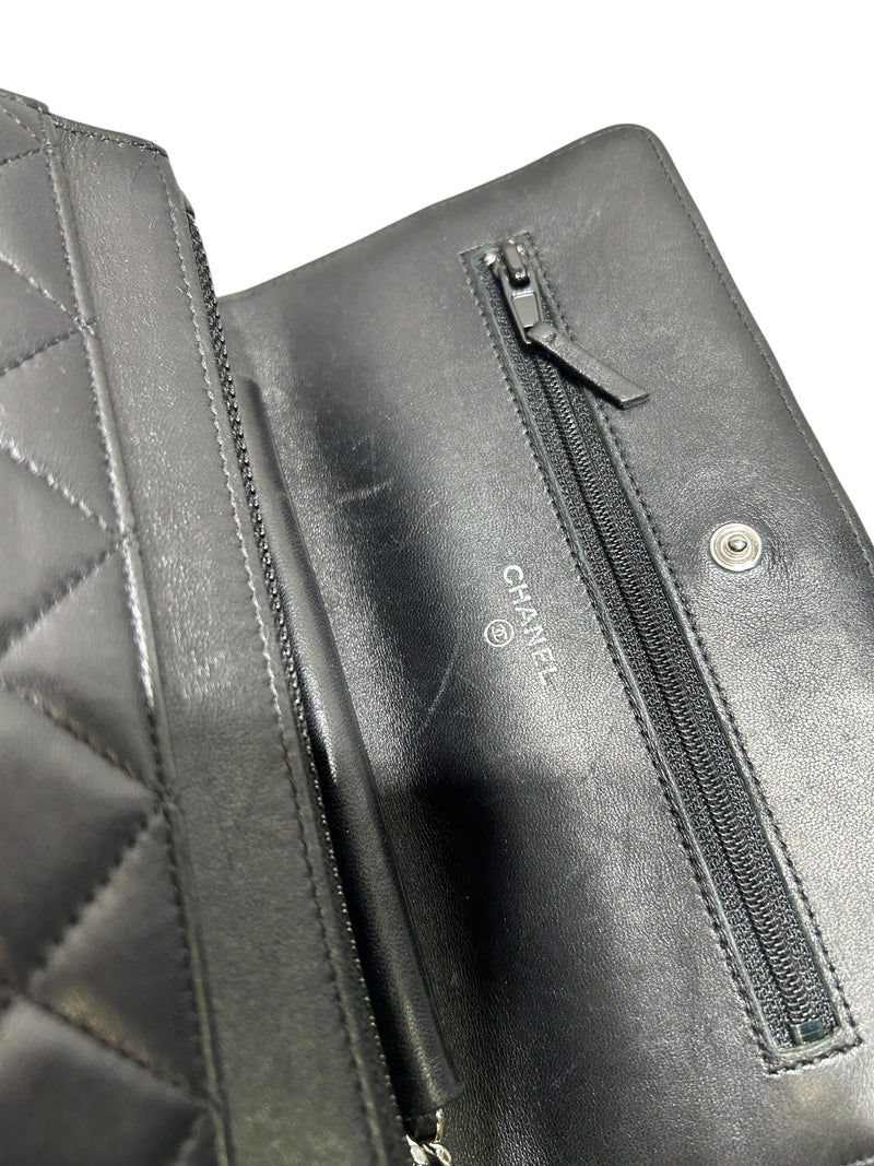 CHANEL/Bag/Leather/BLK/WALLET ON CHAIN