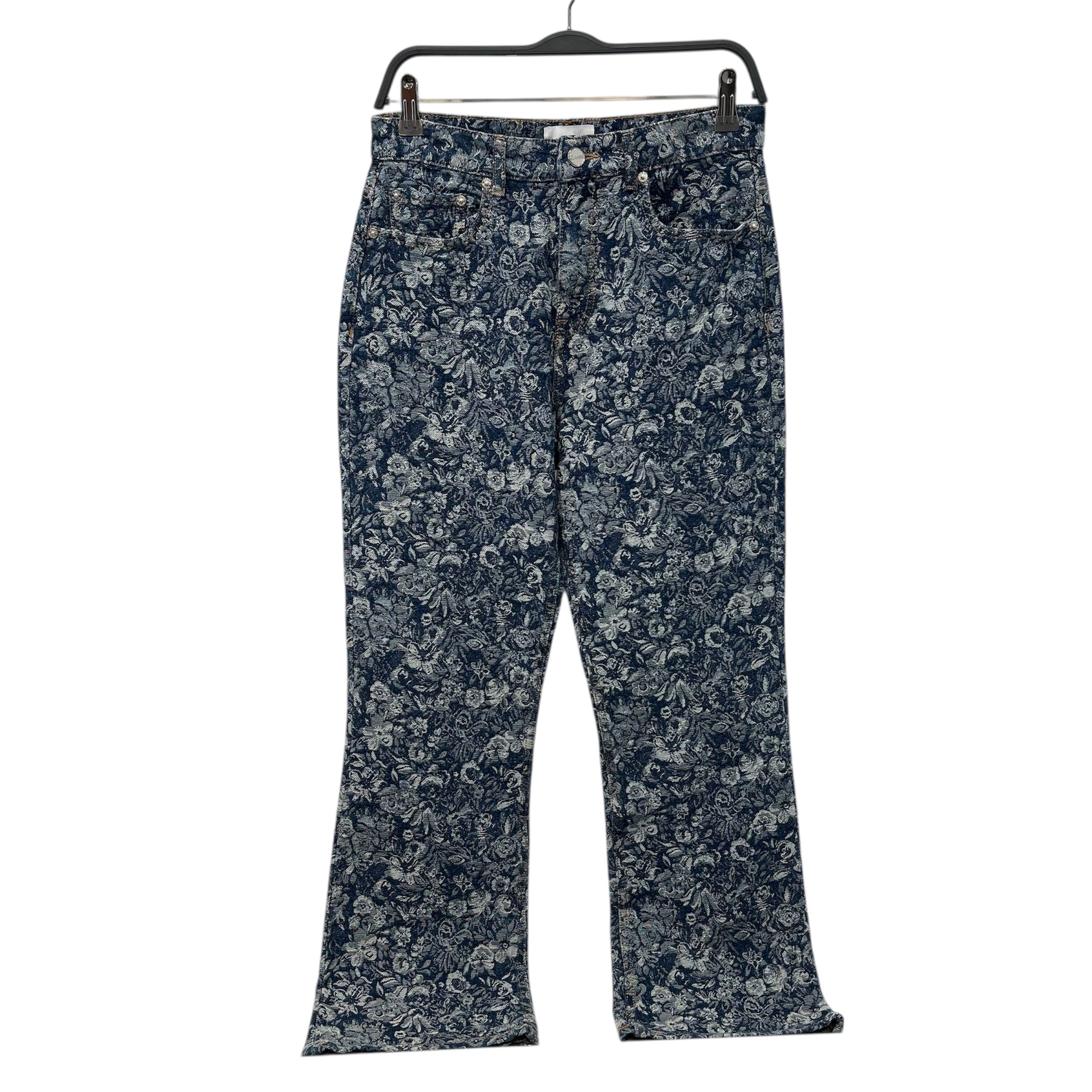 GANNI/Bootcut Pants/S/All Over Print/Cotton/IDG/ view 1