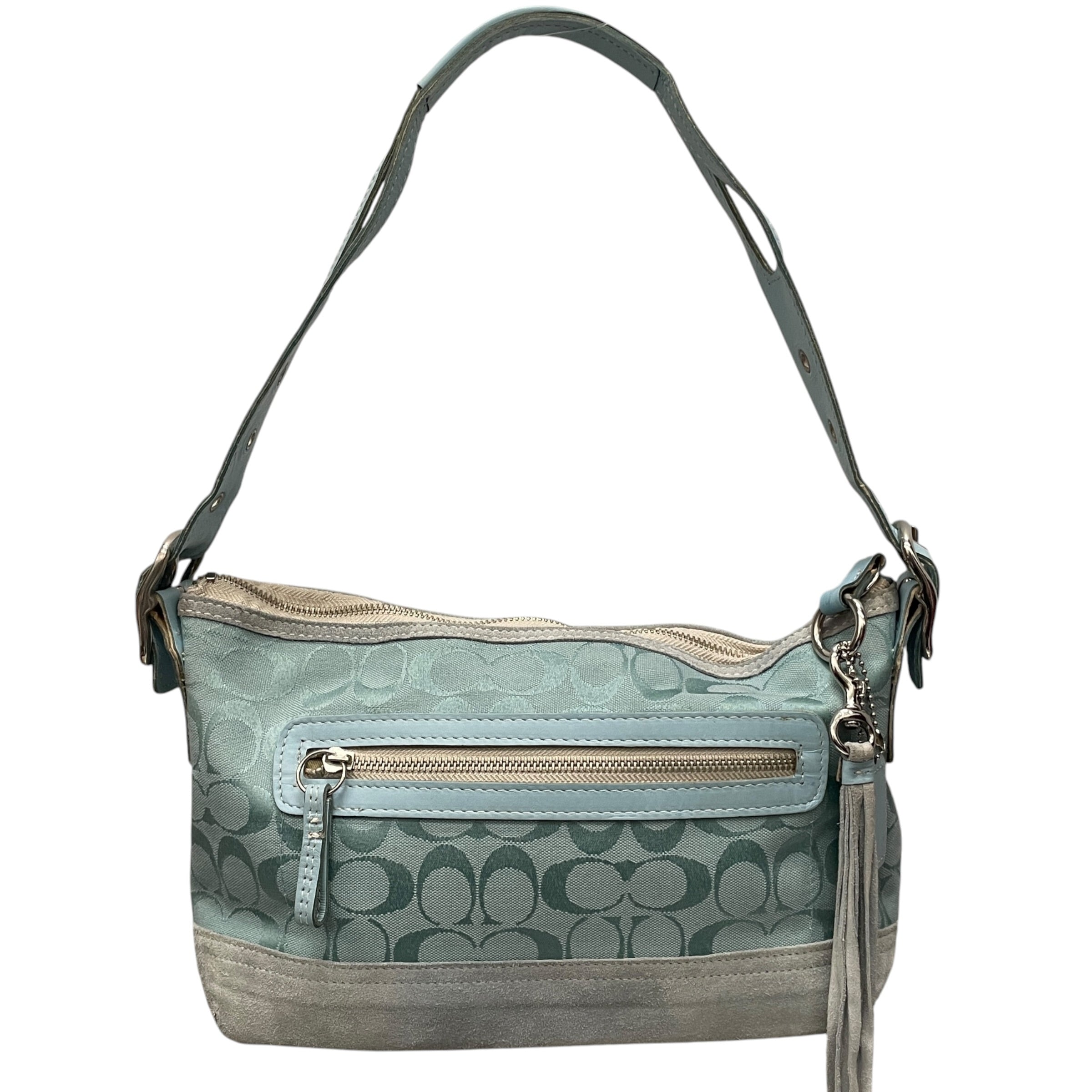 COACH/Bag/All Over Print/BLU/Blue Signature Hobo view 2