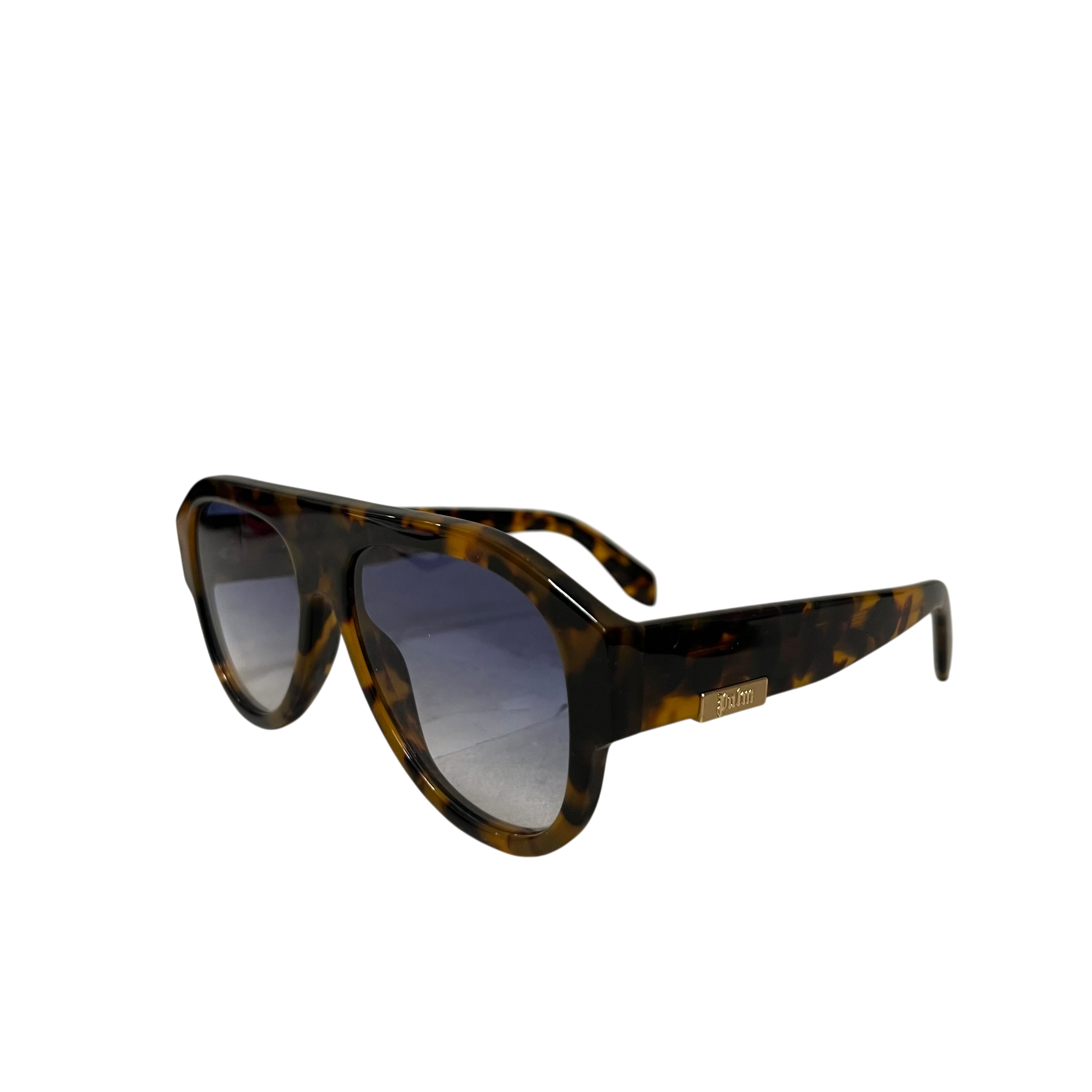 Palm Angels/Sunglasses/All Over Print/Celluloid/BLK/L's/palm angels blk orng shade view 3