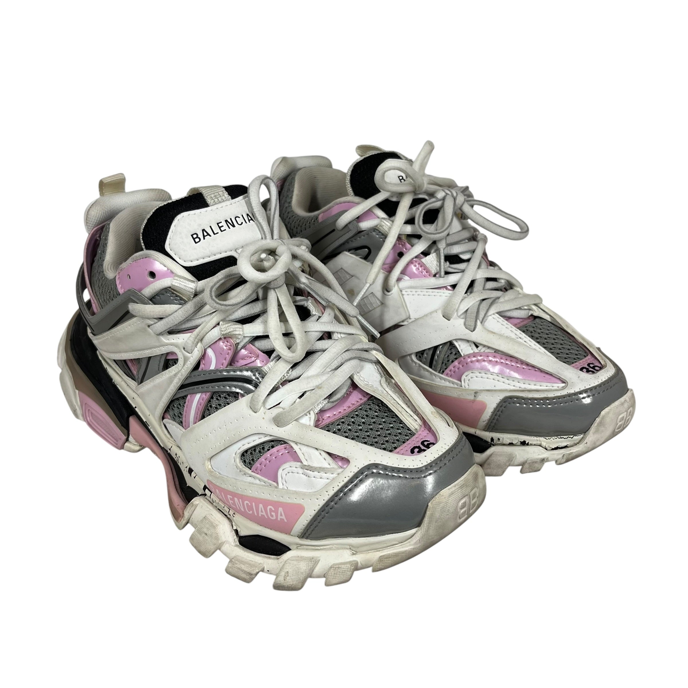 BALENCIAGA/Low-Sneakers/US 6/Leather/MLT/TRACK view 1