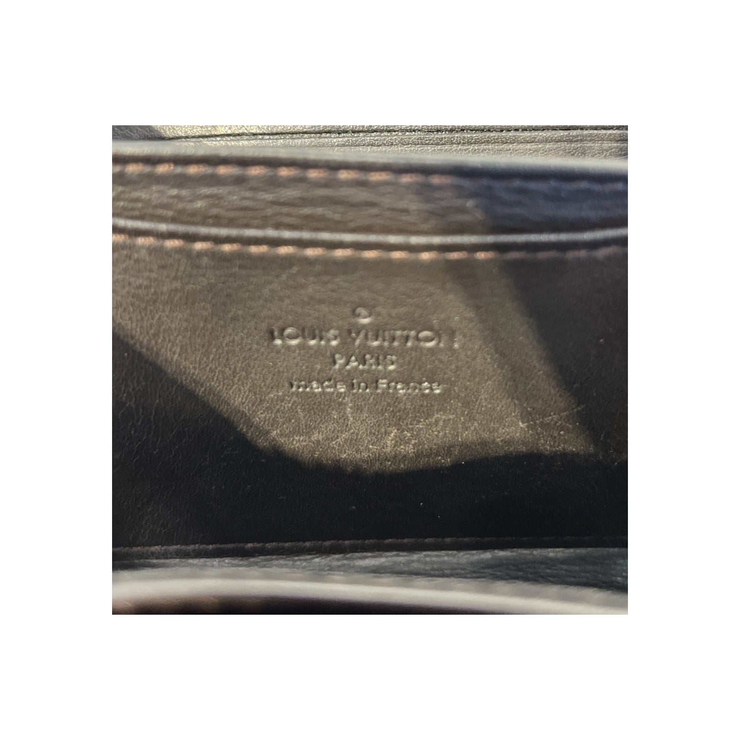 LOUIS VUITTON/Bifold Wallet/BLK/M's/Damier Geant Canvas view 5