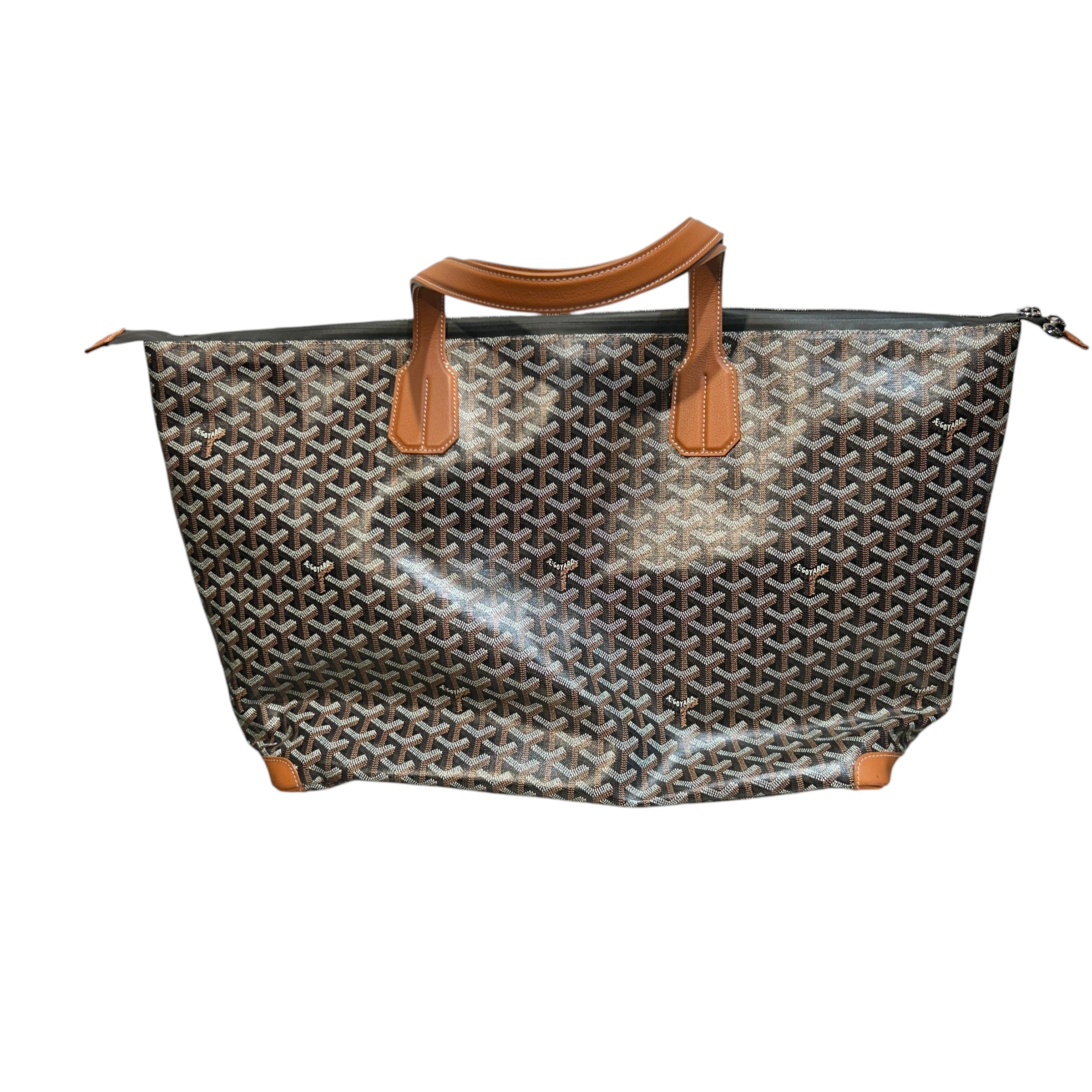 GOYARD/Tote Bag/Monogram/Leather/BRW/Diane Picnic Tote view 2