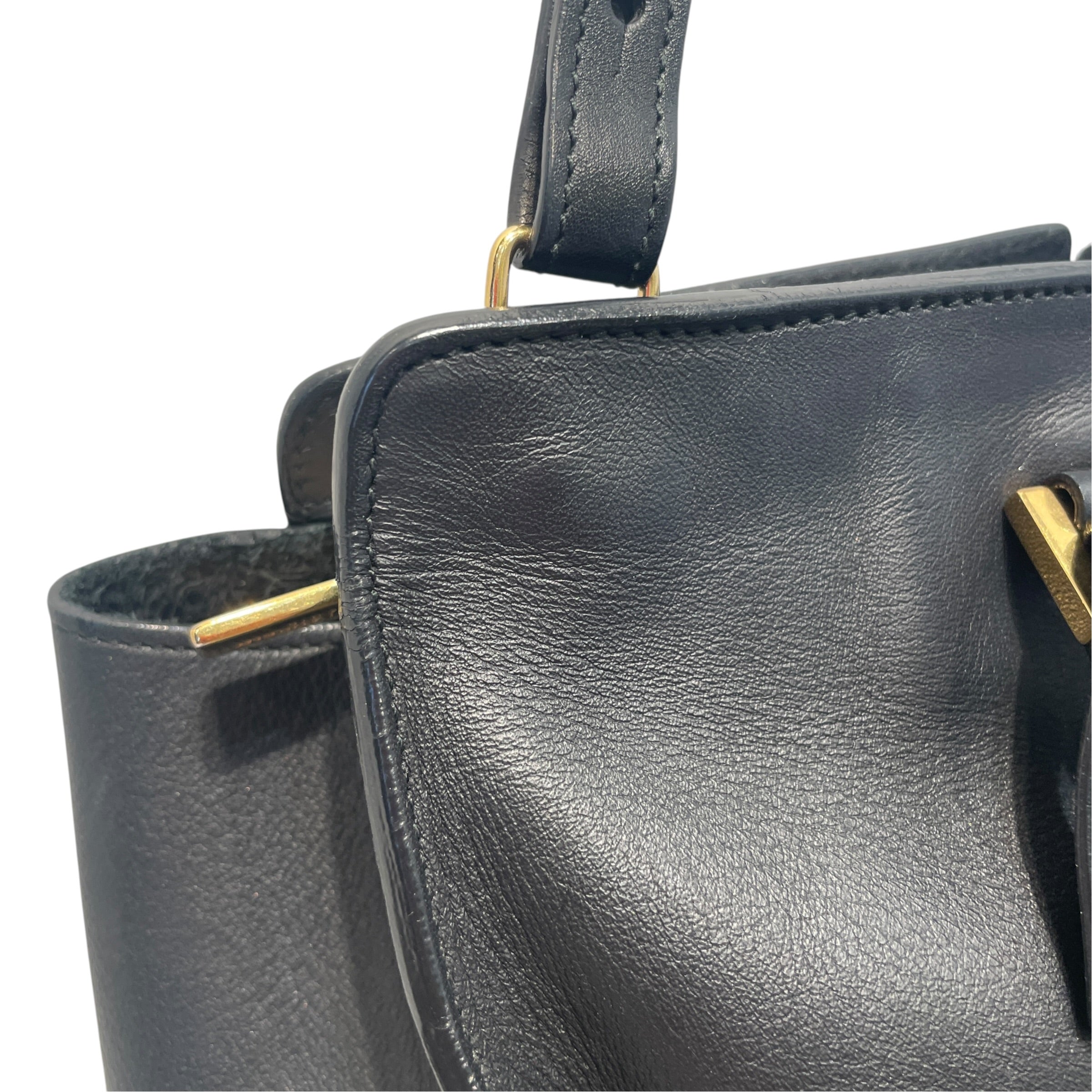 SAINT LAURENT/Hand Bag/Leather/BLK/Y Line 2 way shoulder bag view 11