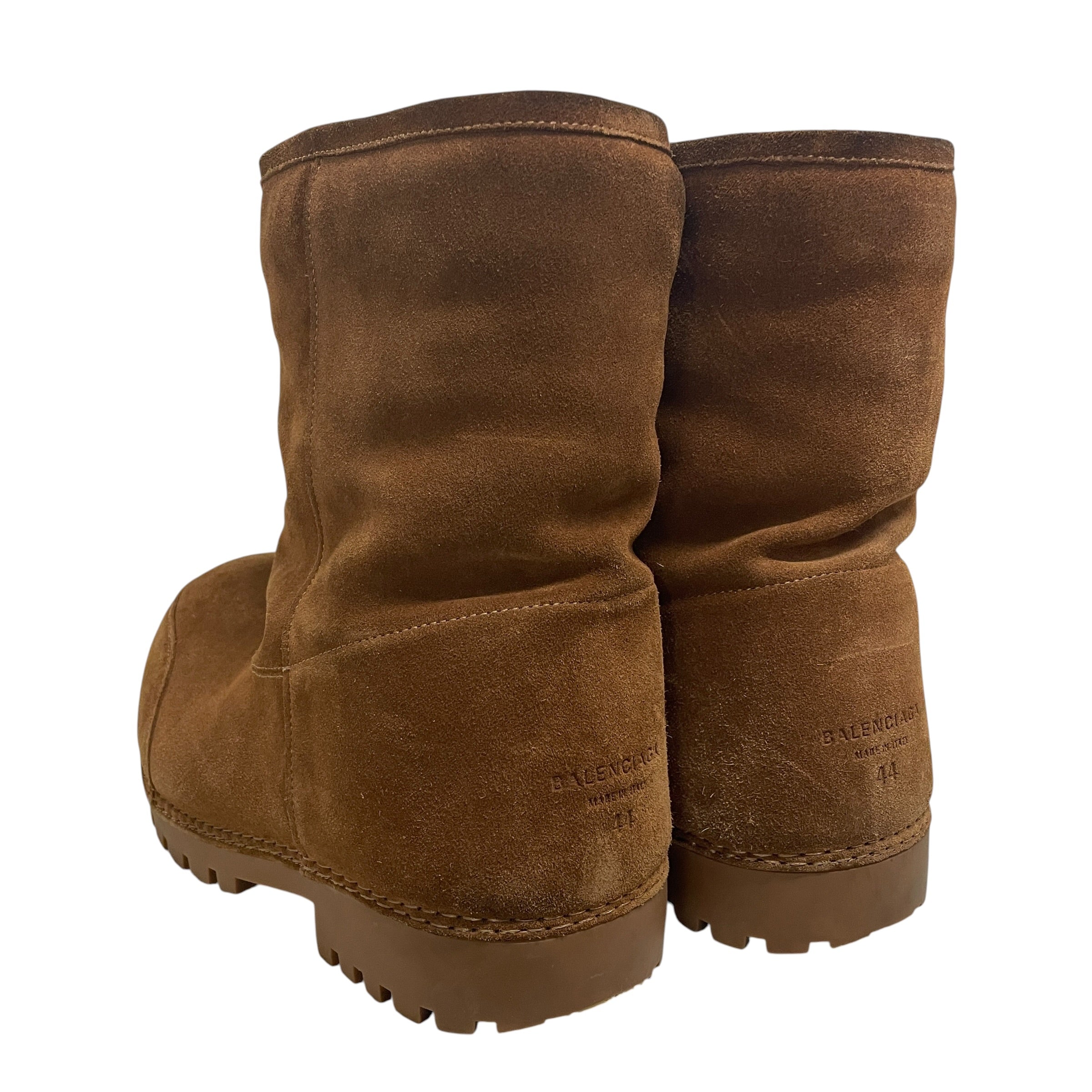 BALENCIAGA/Boots/EU 44/Suede/CML/ALASKA FUR view 2