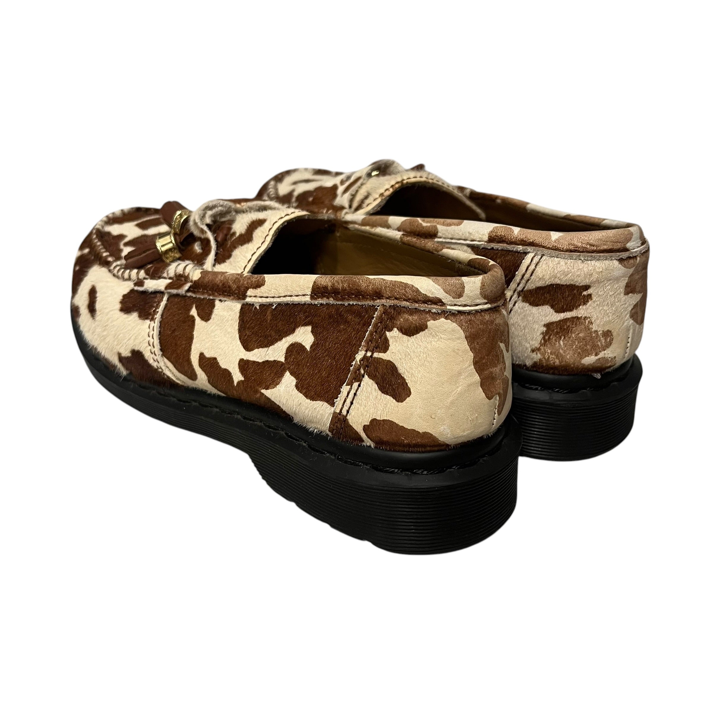 Dr.Martens/Supreme/Loafers/US 10/Animal Pattern/Cowhide/BRW/ view 2